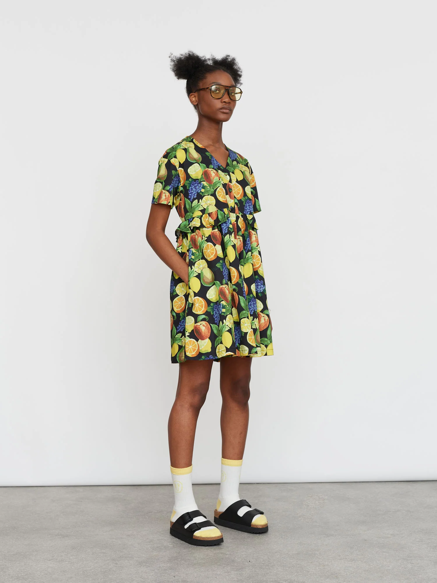 Lazy Oaf Fruit Bowl Frilly Dress - Image 4