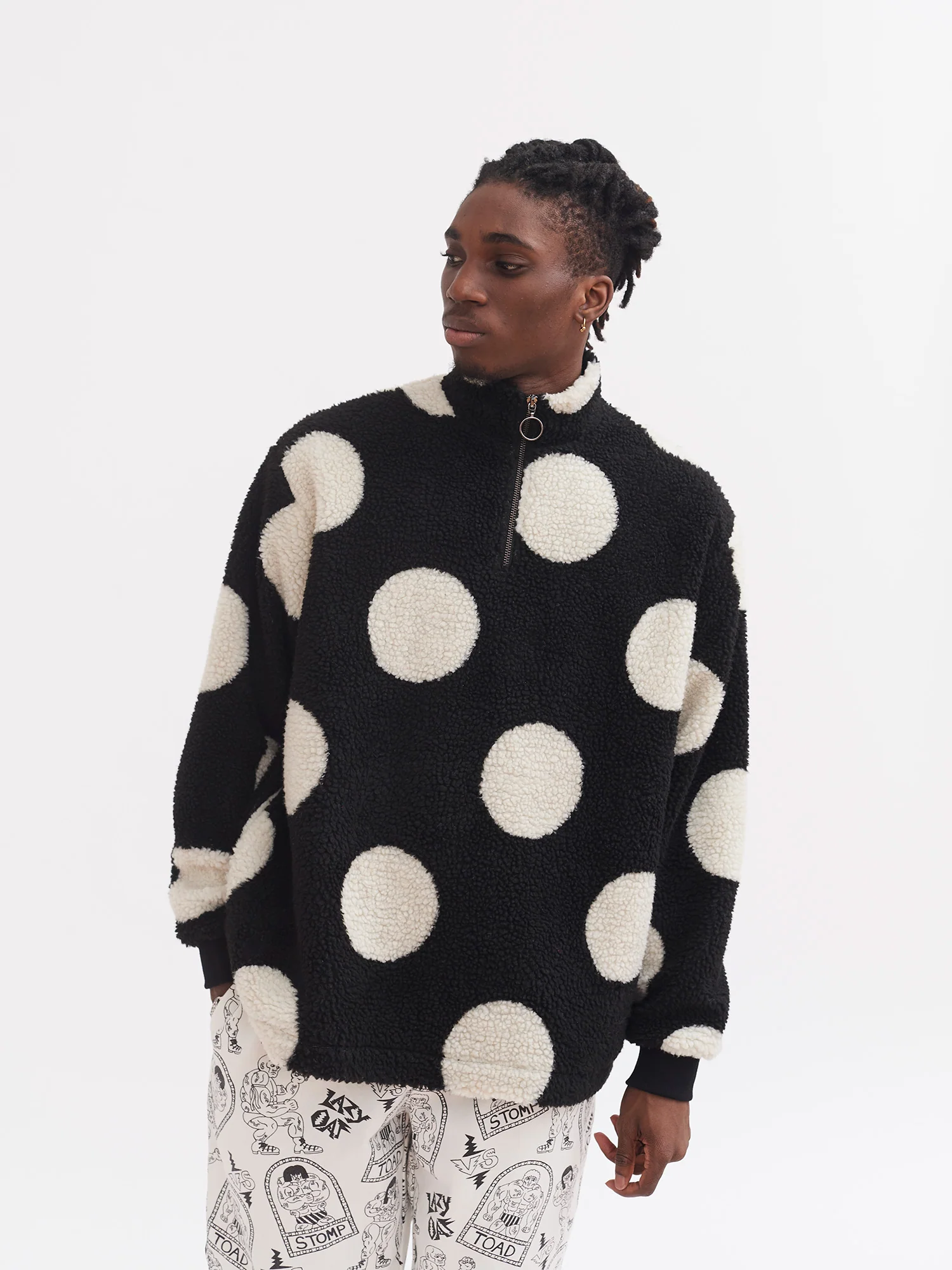 Lazy Oaf Giant Polka Fleece - Image 2