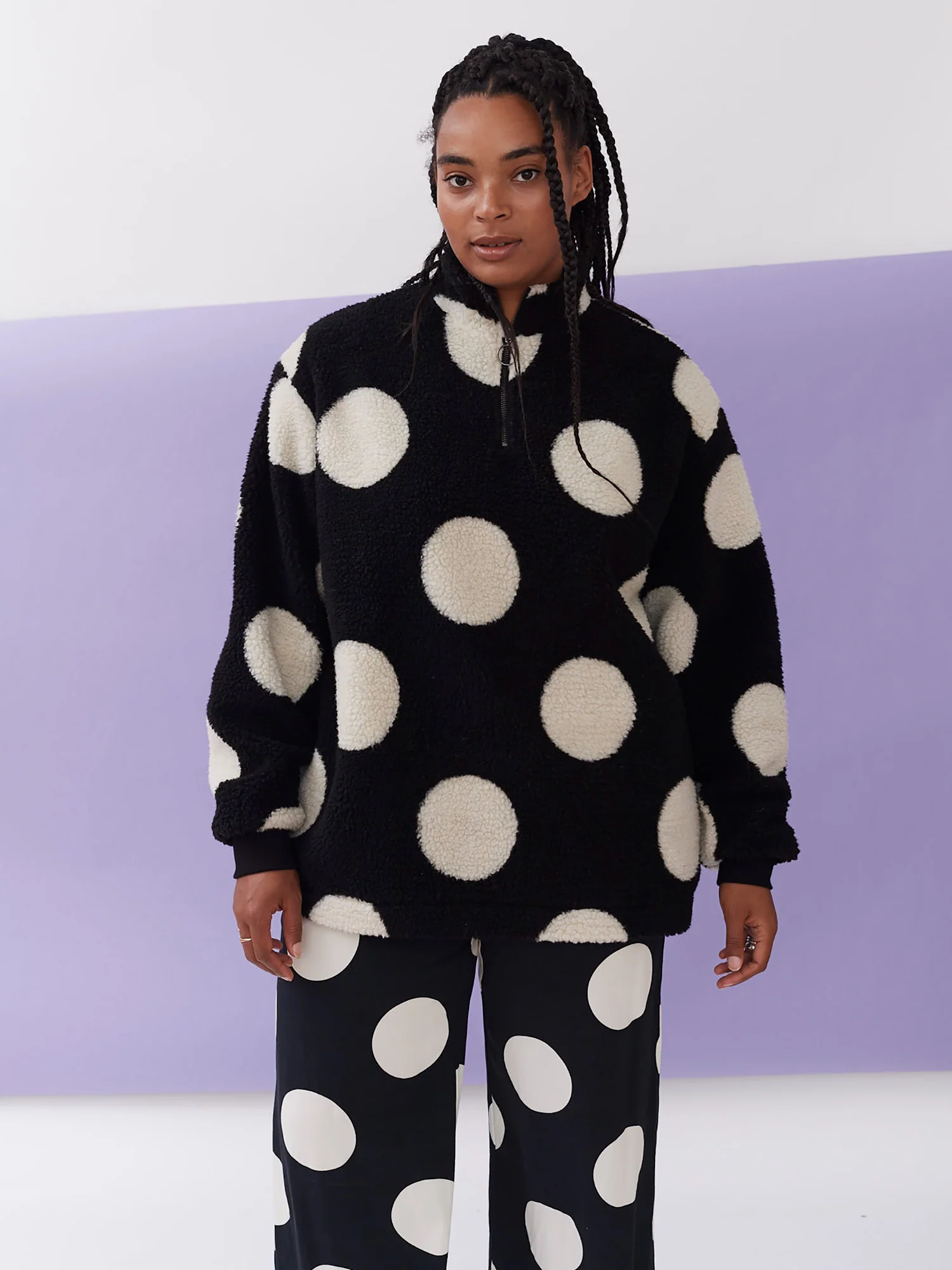 Lazy Oaf Giant Polka Fleece - Image 3