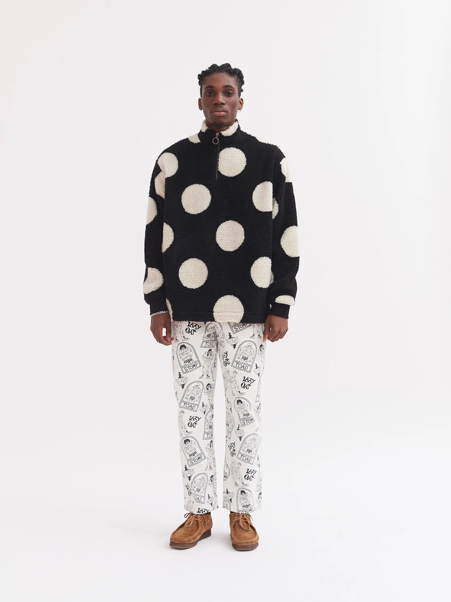 Lazy Oaf Giant Polka Fleece - Image 4