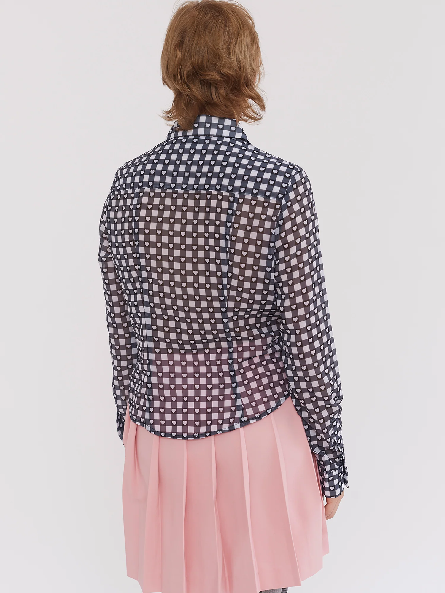 Lazy Oaf Gingham Love Button Up Shirt - Image 5