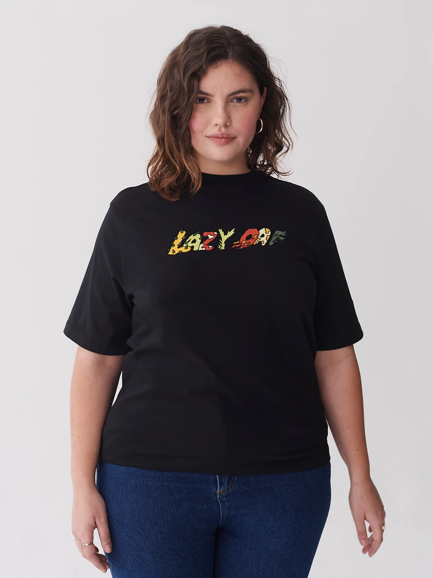 Lazy Oaf Go Outside Oversized Tee - Image 3