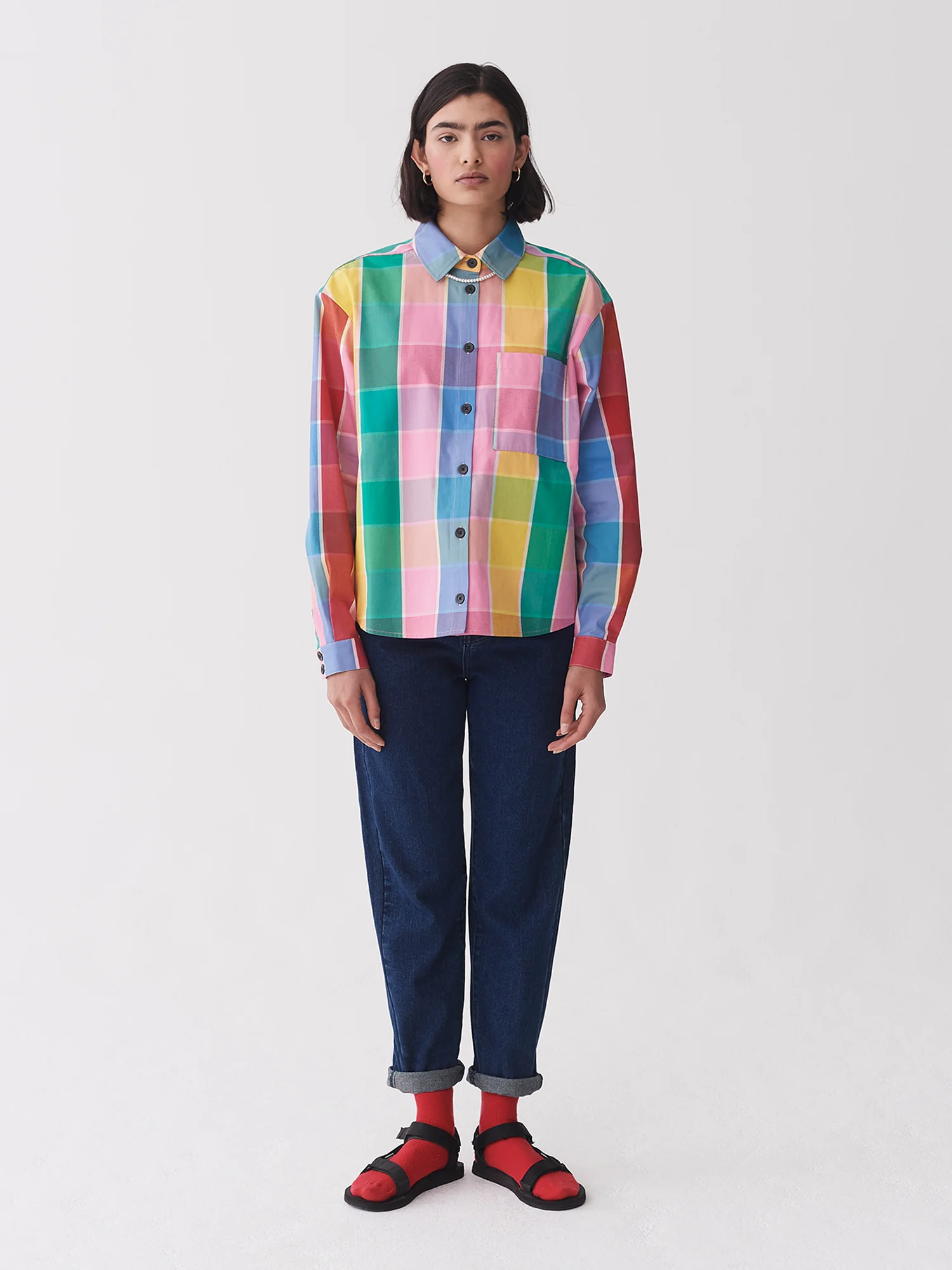 Lazy Oaf Golden Years Check Shirt - Image 2