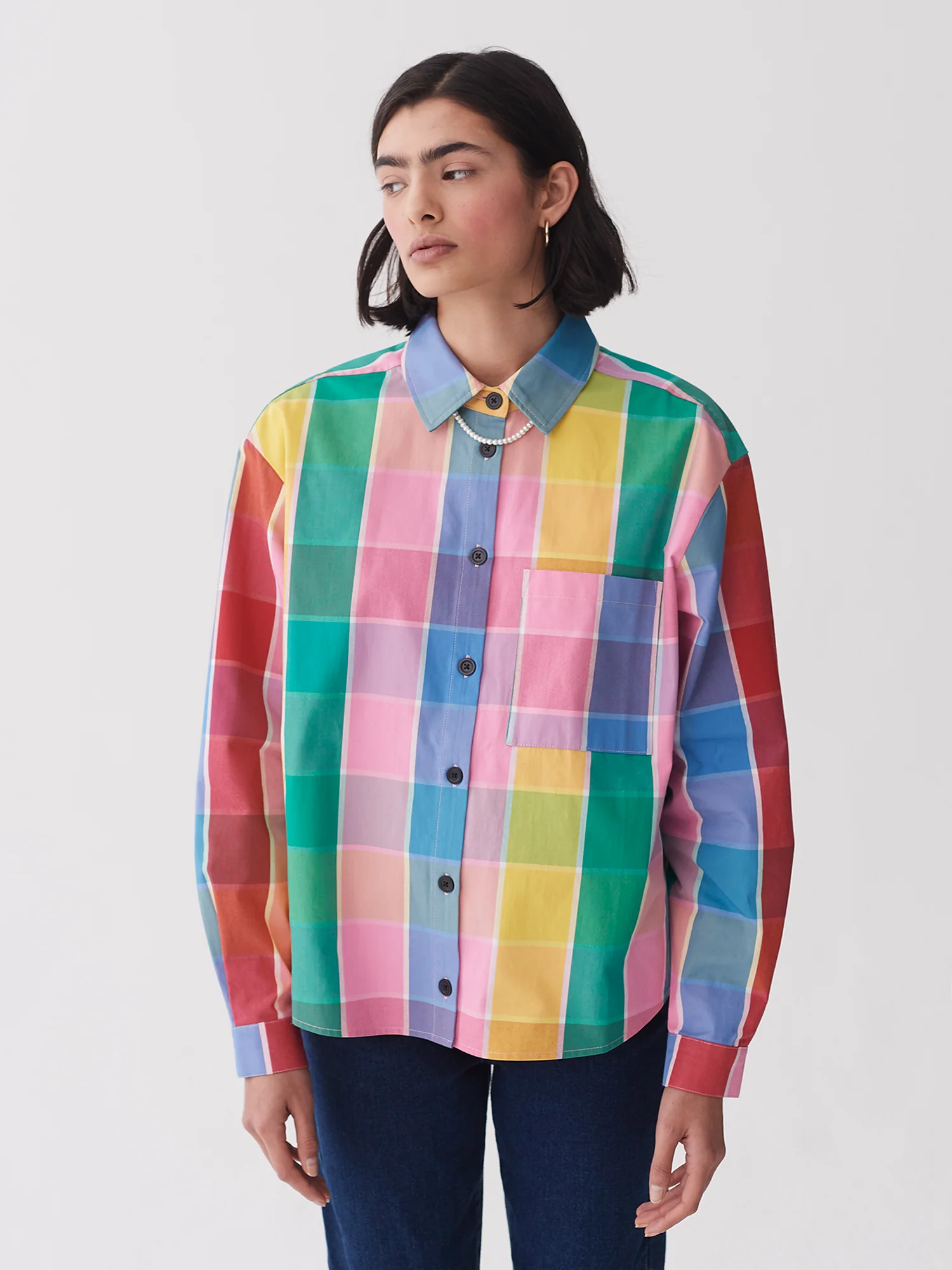 Lazy Oaf Golden Years Check Shirt - Image 3