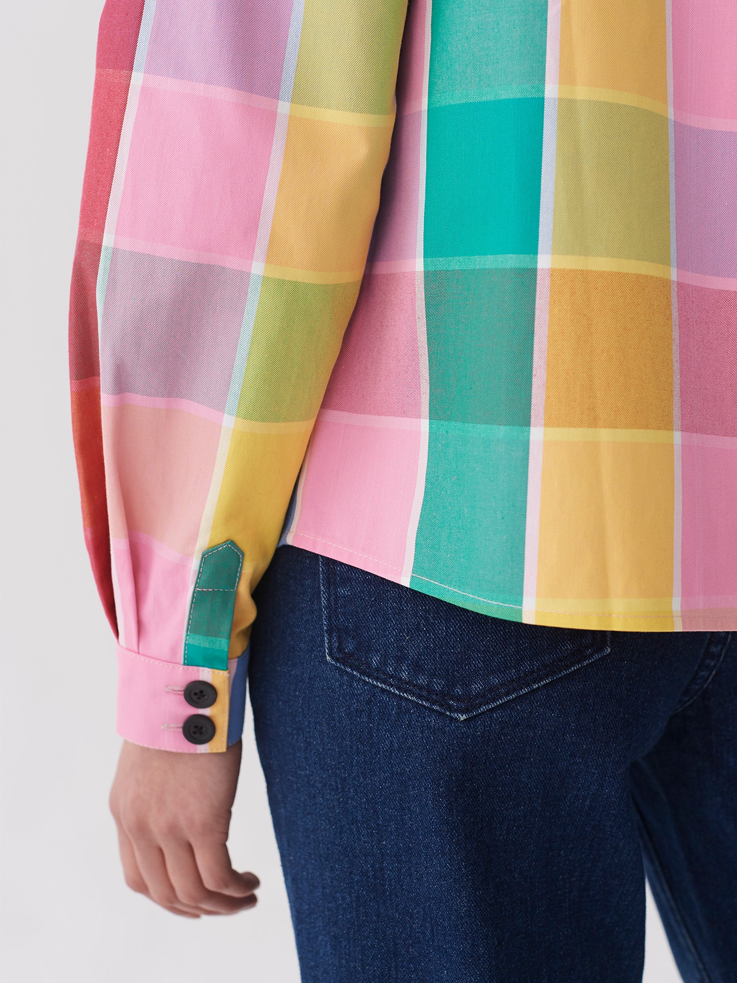 Lazy Oaf Golden Years Check Shirt - Image 4
