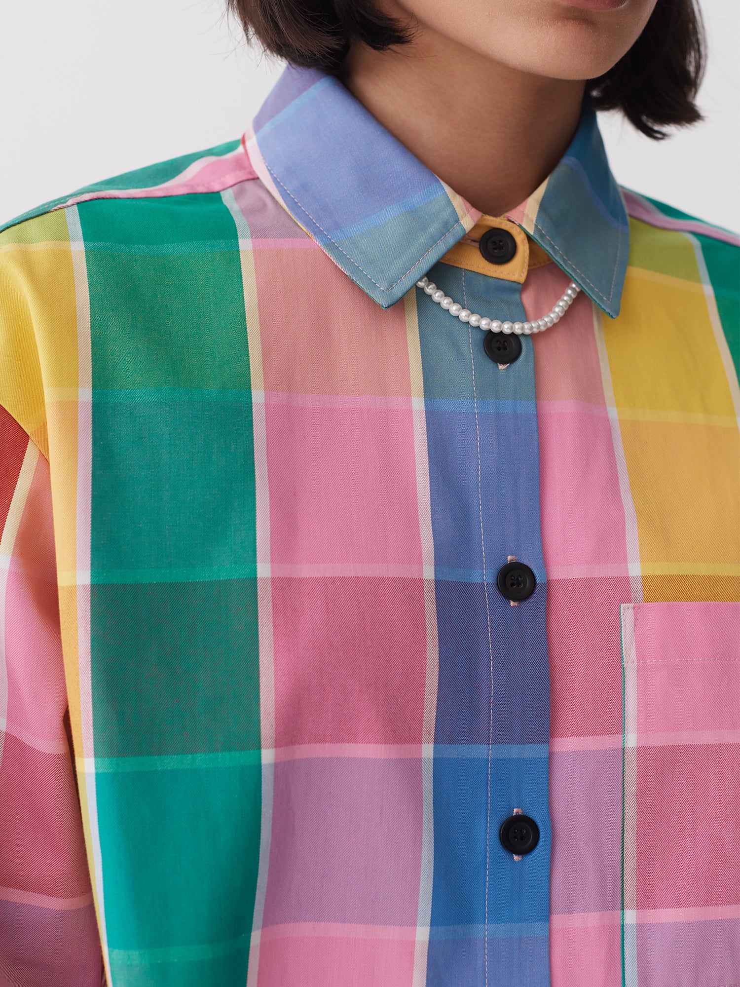 Lazy Oaf Golden Years Check Shirt - Image 5
