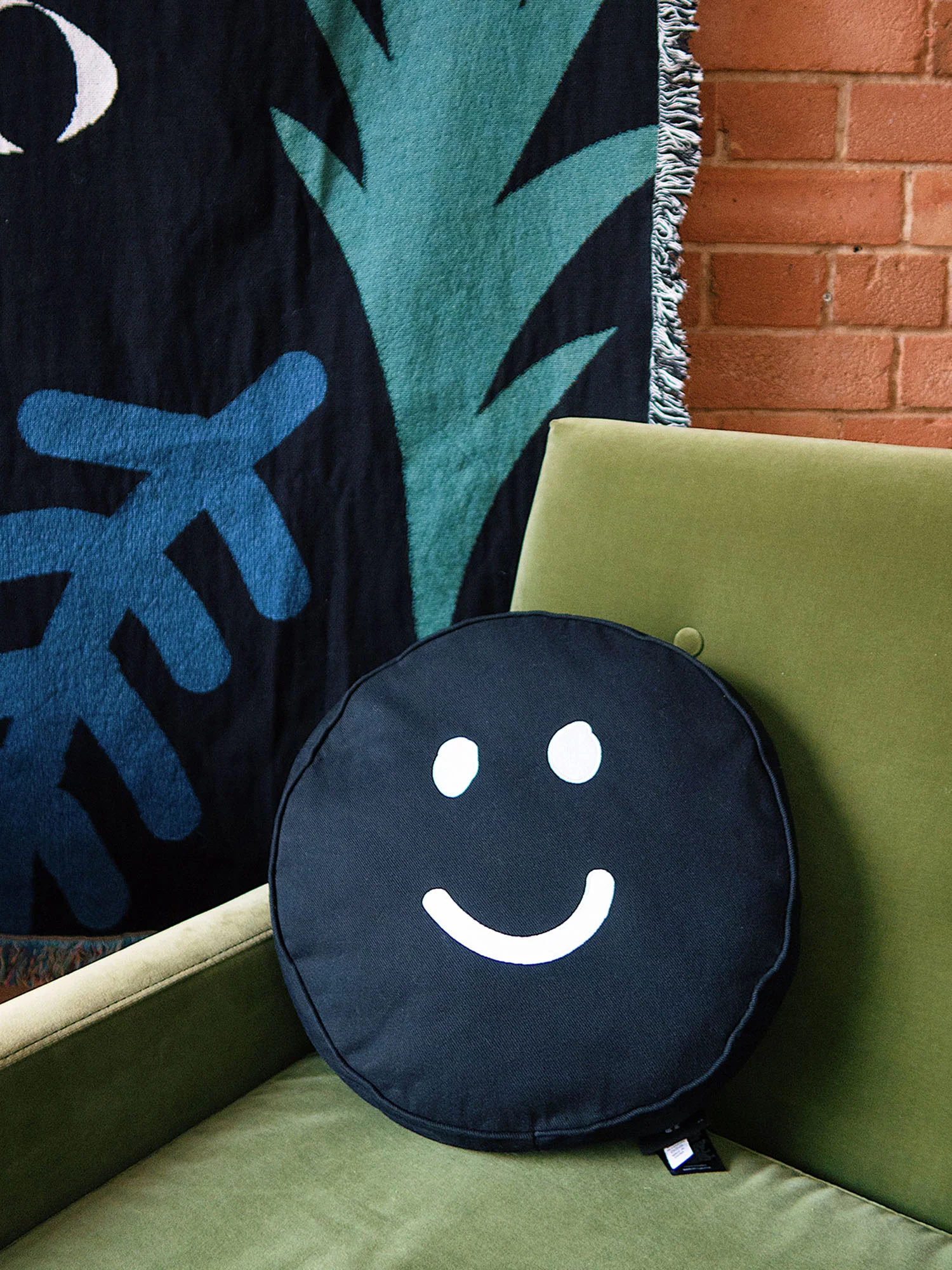 Lazy Oaf Good Mood Bad Mood Cushion - Image 3