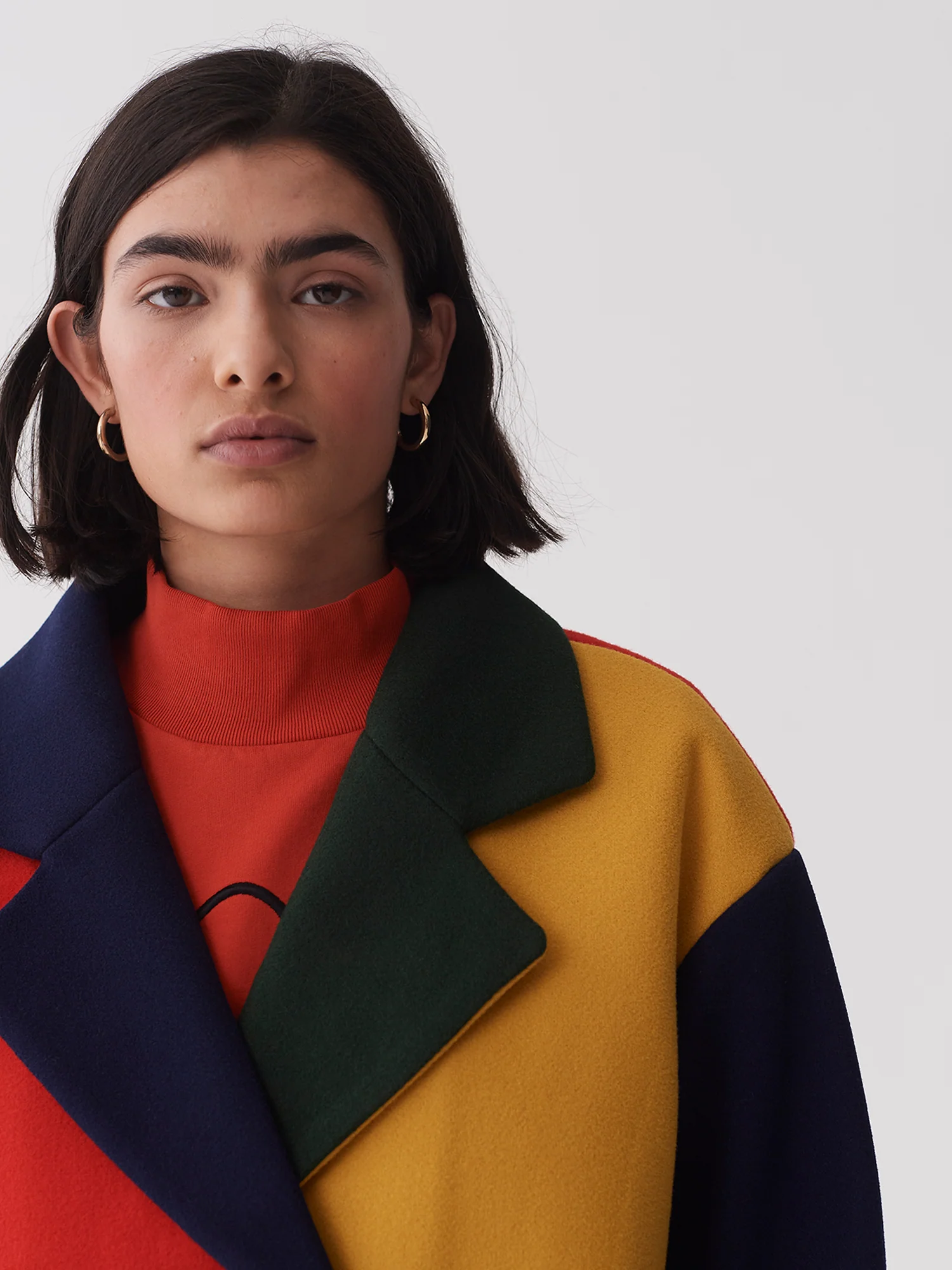 Lazy Oaf Grow Your Own Colour Block Coat - Image 5