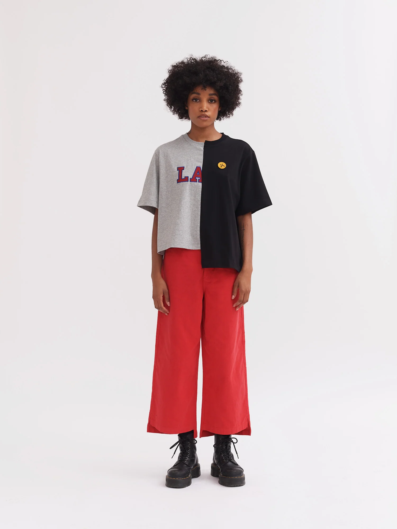 Lazy Oaf Half And Half T-Shirt - Image 3