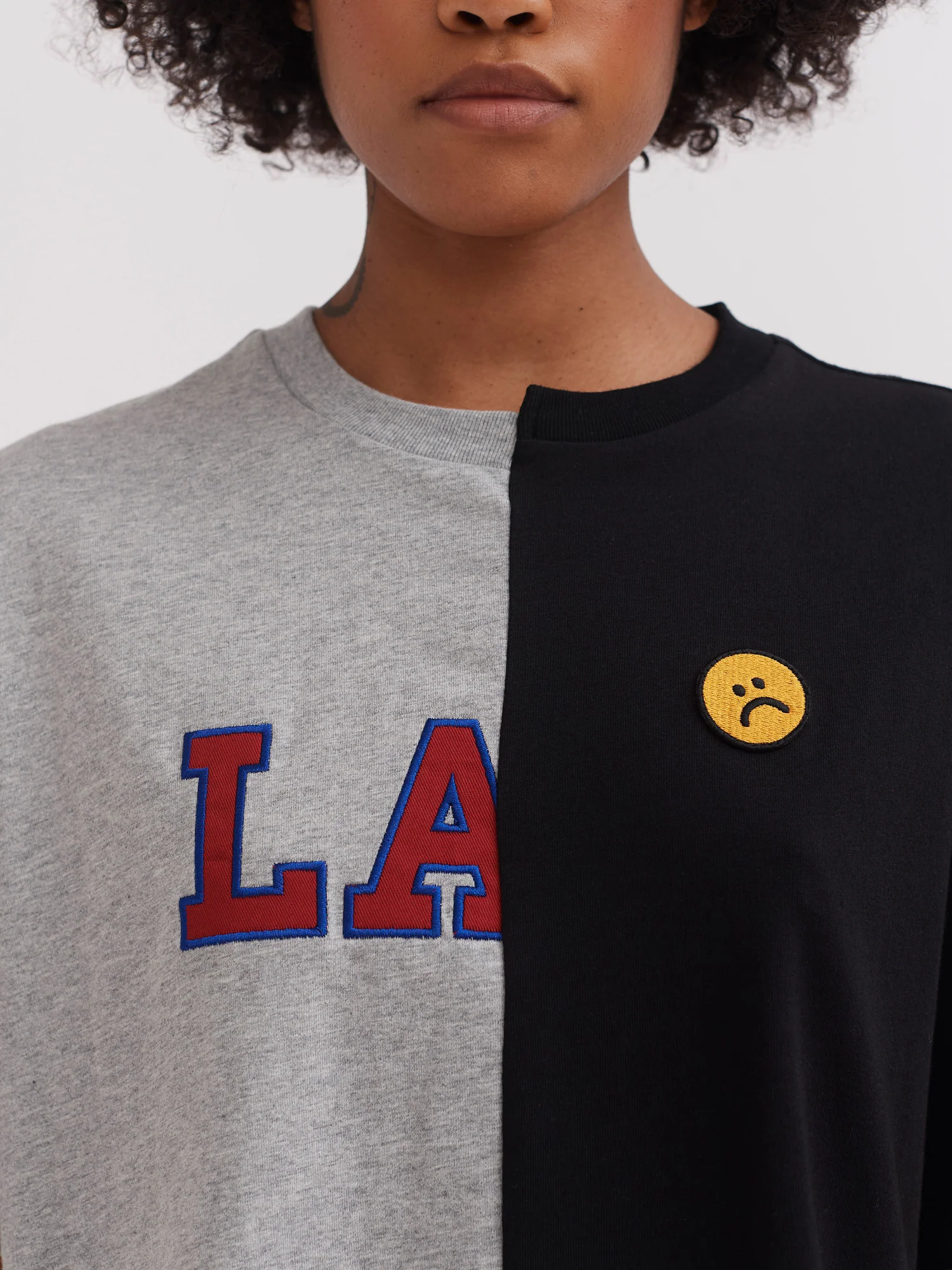 Lazy Oaf Half And Half T-Shirt - Image 5