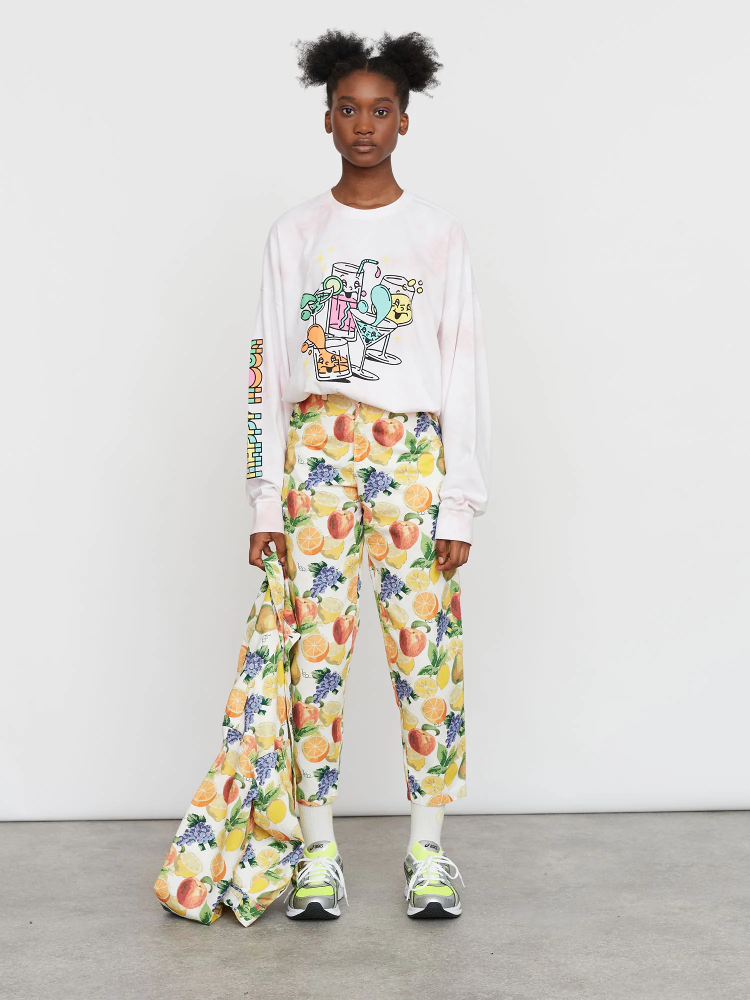 Lazy Oaf Happy Hour Long Sleeve T-Shirt - Image 5