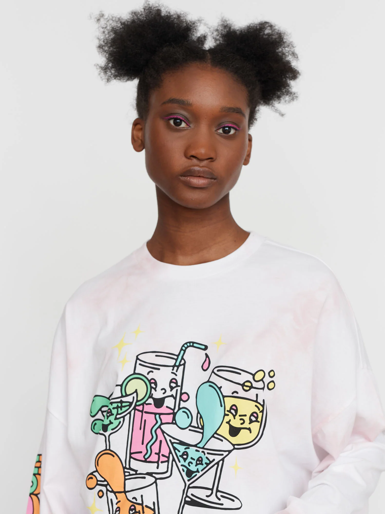 Lazy Oaf Happy Hour Long Sleeve T-Shirt - Image 6