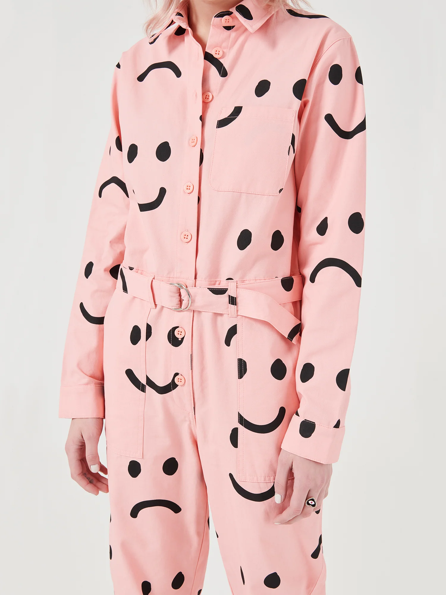 Lazy Oaf Happy Sad Boilersuit - Image 3