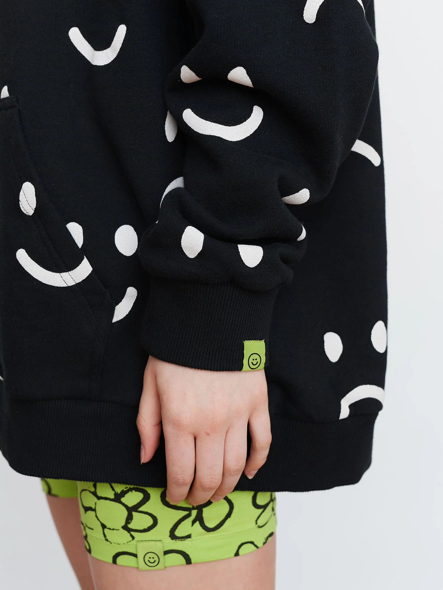 Lazy Oaf Happy Sad Hoodie - Image 6
