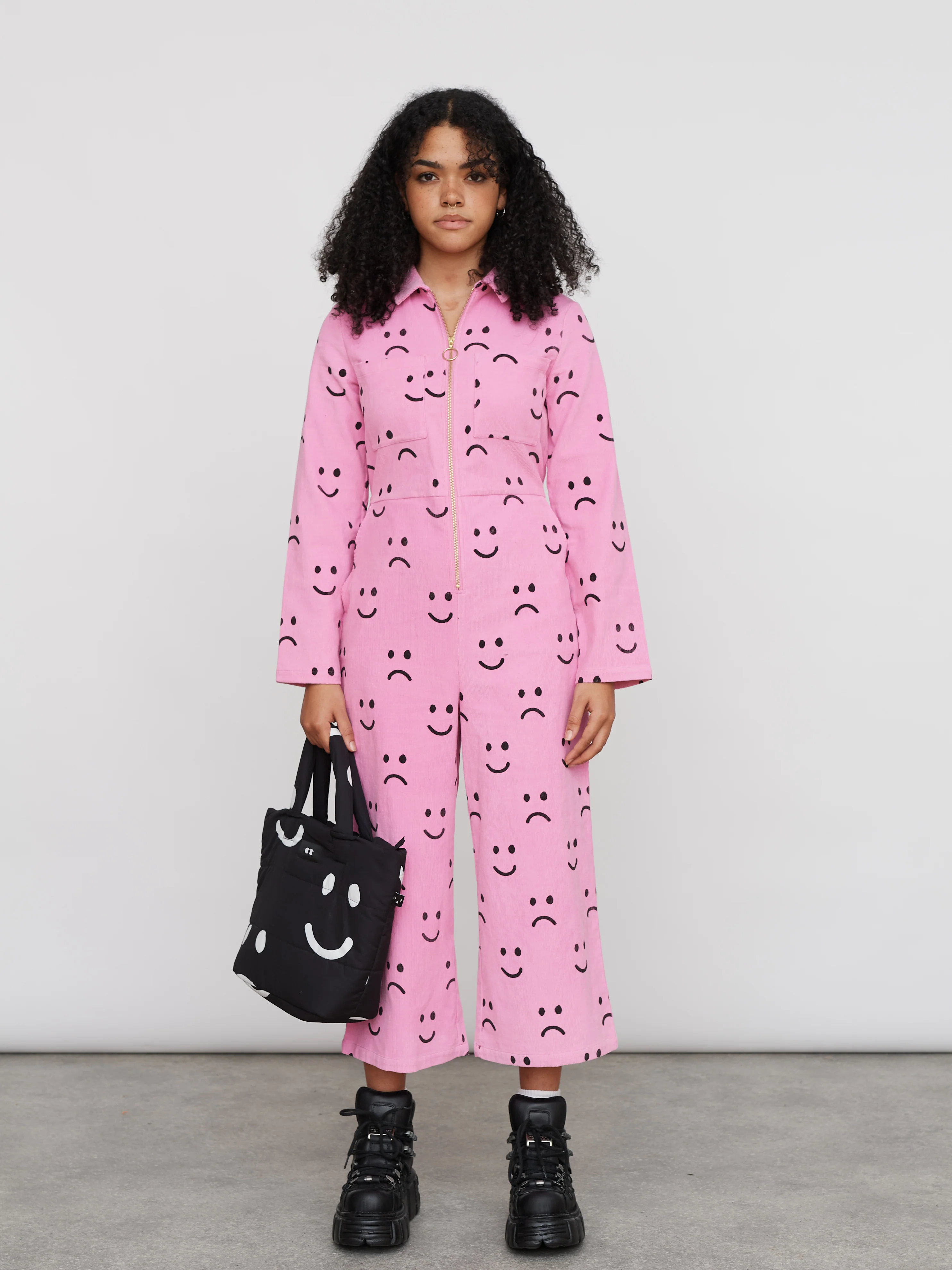 Happy Sad Cord Jumpsuit - Image 9
