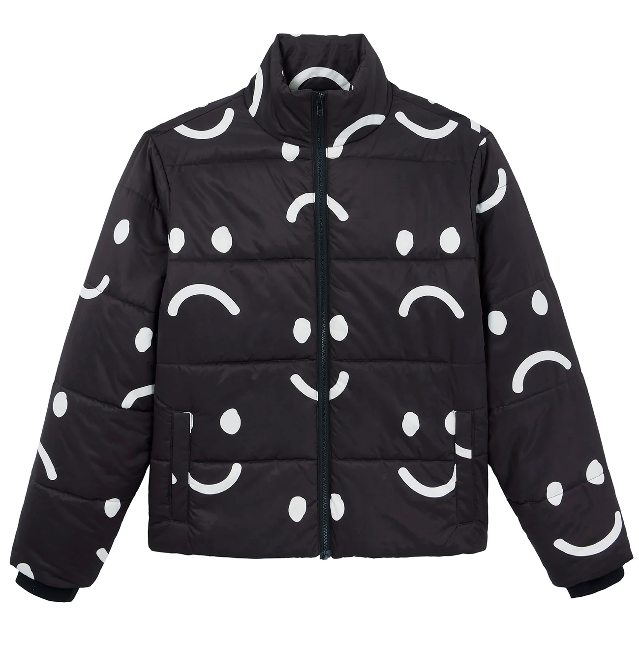 Happy Sad Short Puffer Jacket - Image 4