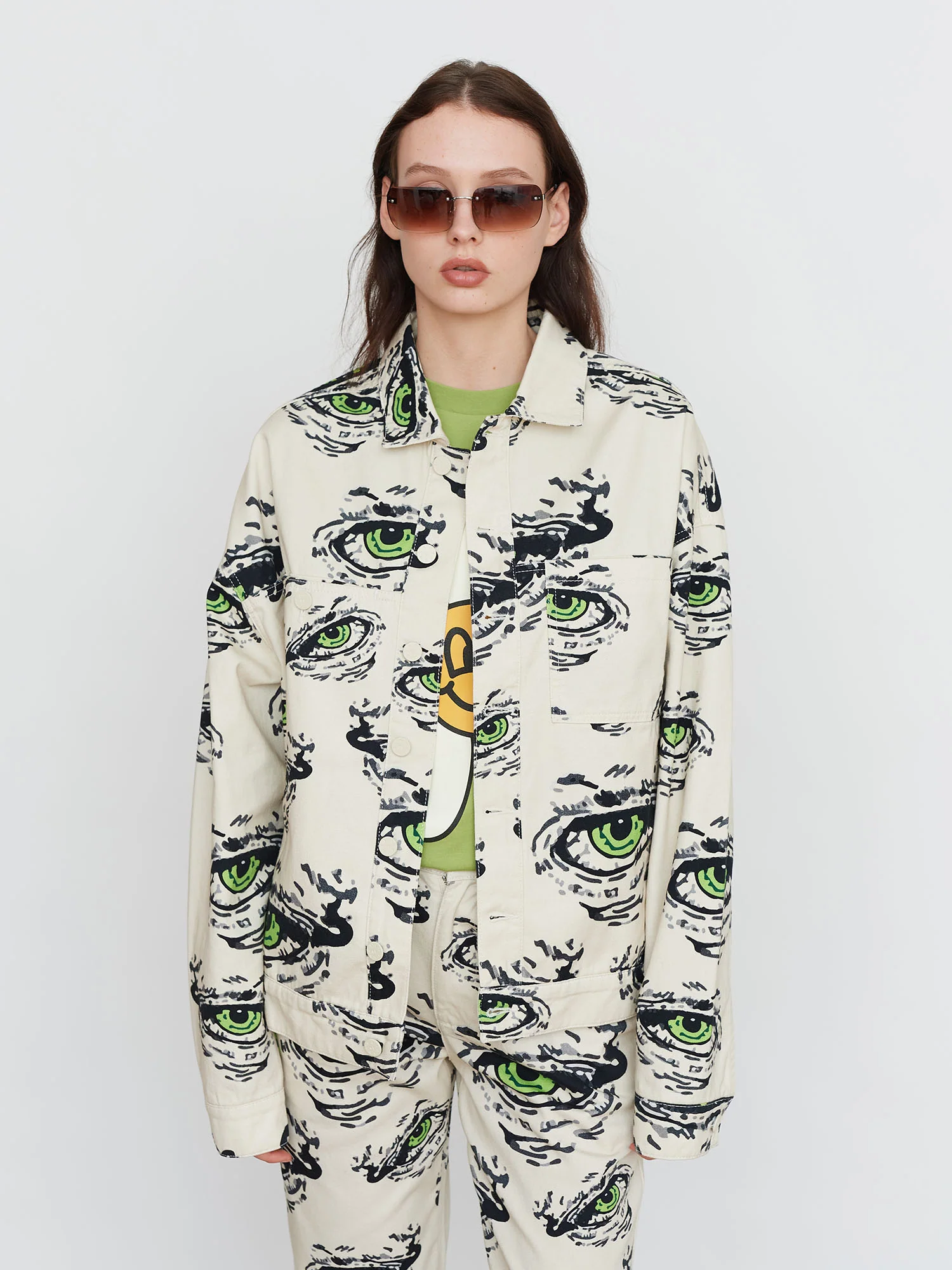 Lazy Oaf Heavy Metal Eyes Jacket - Image 3