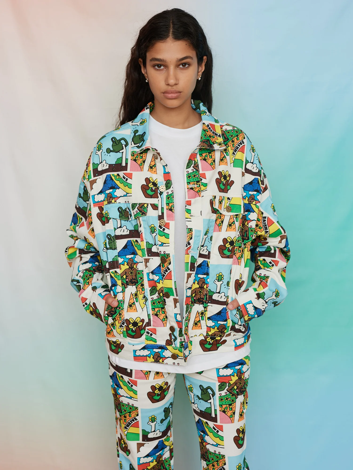 Lazy Oaf King Owusu Denim Jacket