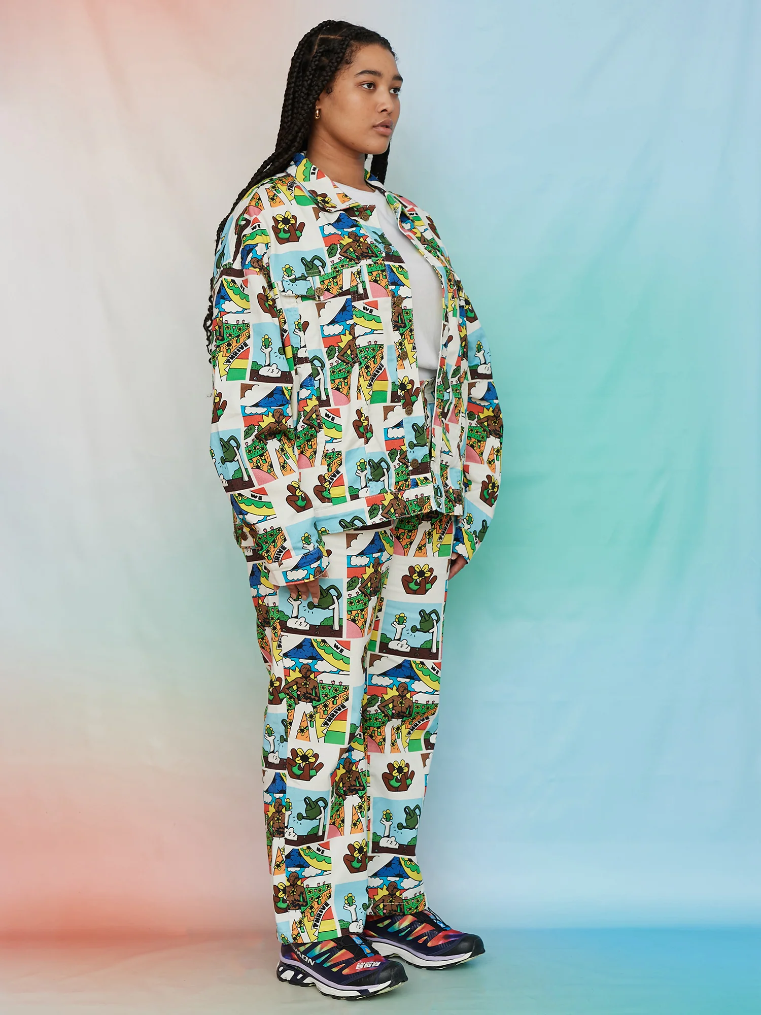 Lazy Oaf King Owusu Denim Jacket - Image 5