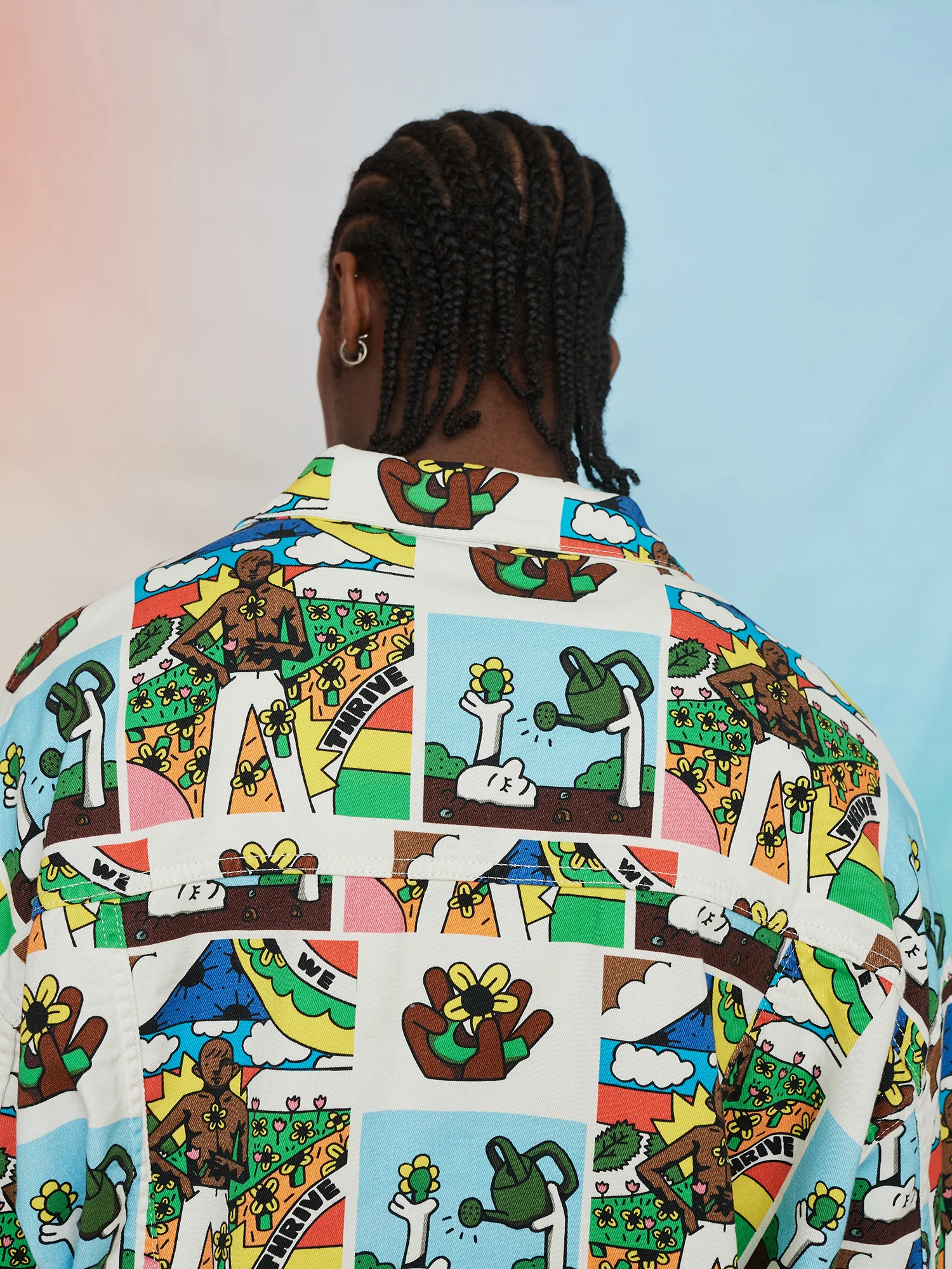 Lazy Oaf King Owusu Denim Jacket - Image 6