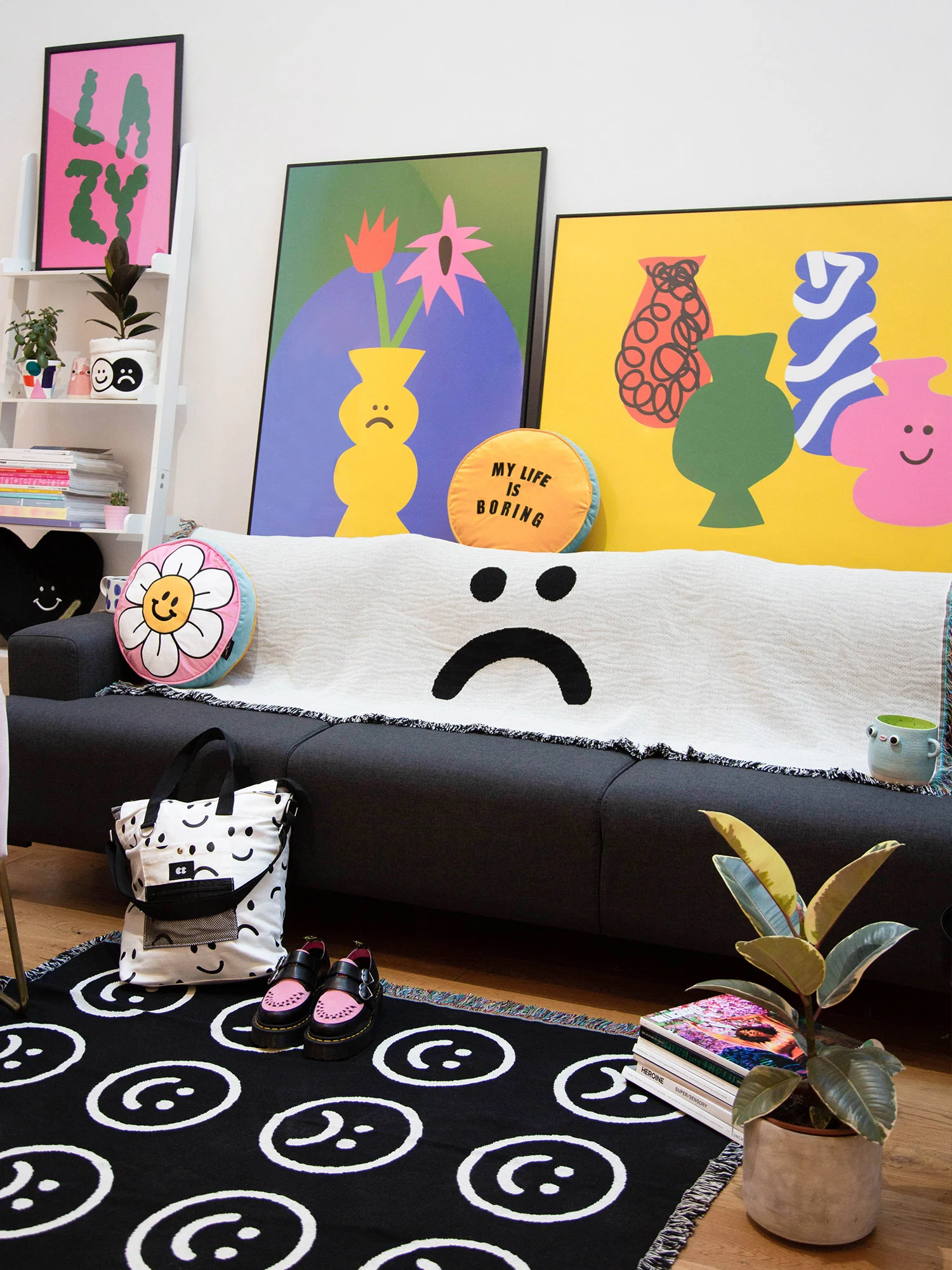 Lazy Oaf Large Two Faced Throw Blanket - Image 4