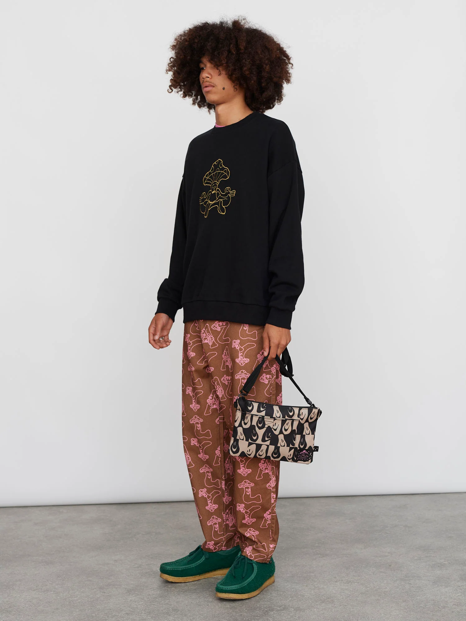 Lazy Mushroom Meditation Sweatshirt - Image 5