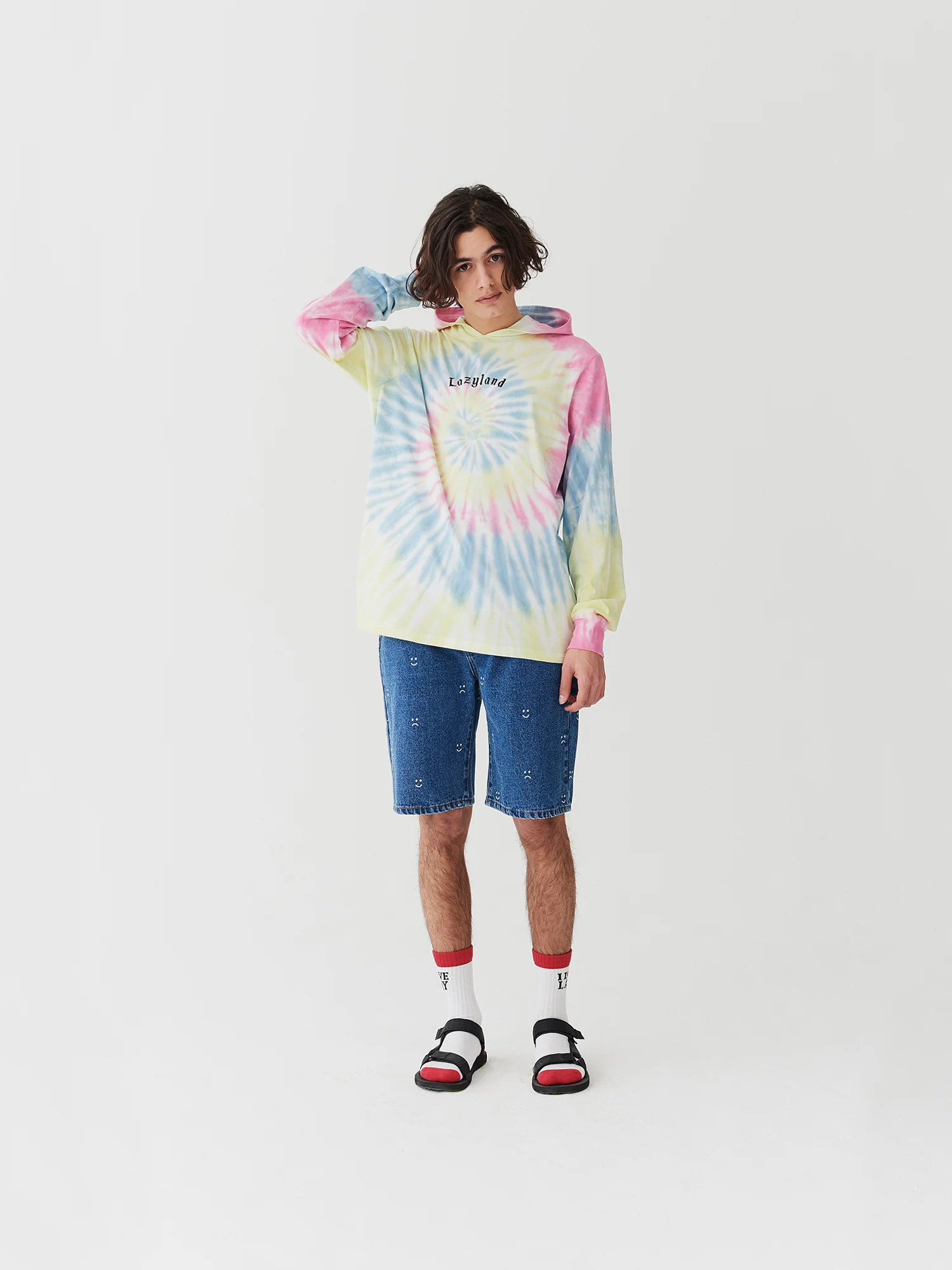 Lazy Oaf Lazyland Tie Dye Long Sleeve T-Shirt - Image 5