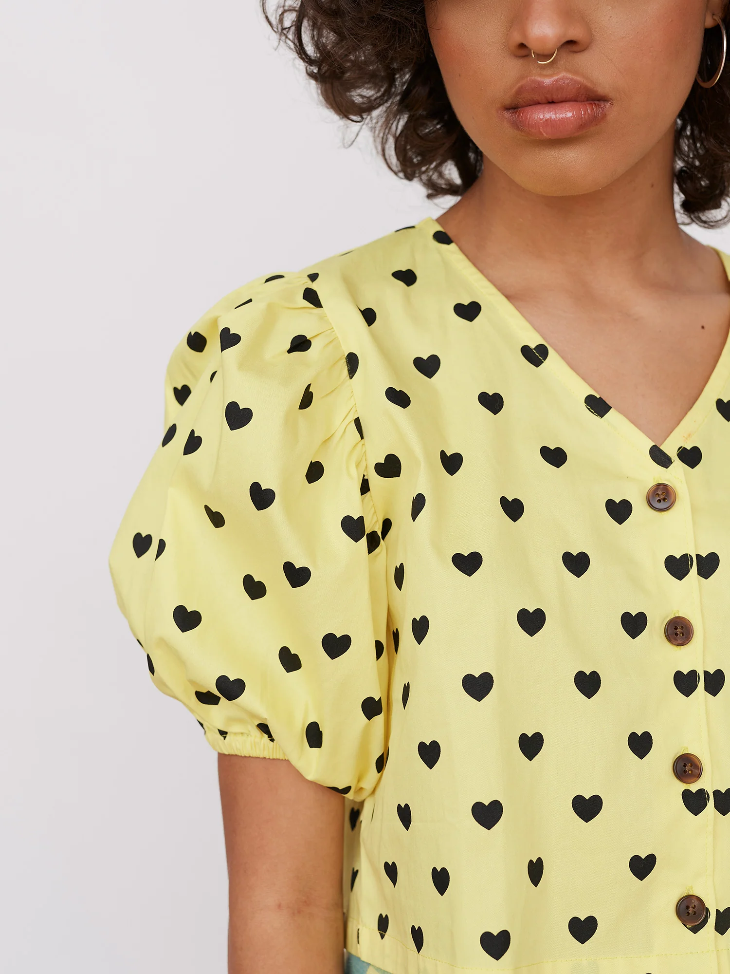 Lazy Oaf Lemon Love Boxy Shirt - Image 6