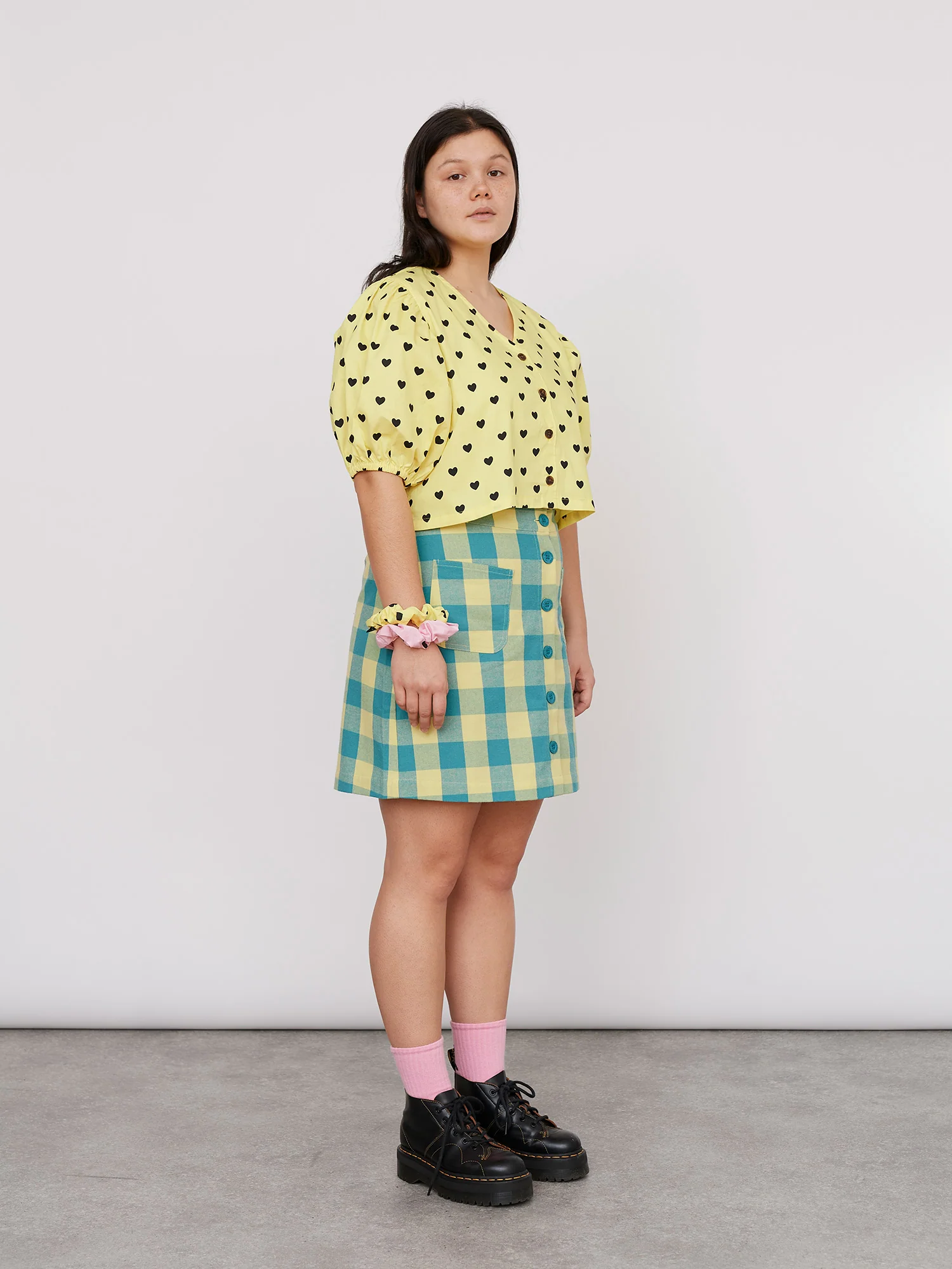Lazy Oaf Lemon Love Boxy Shirt - Image 7