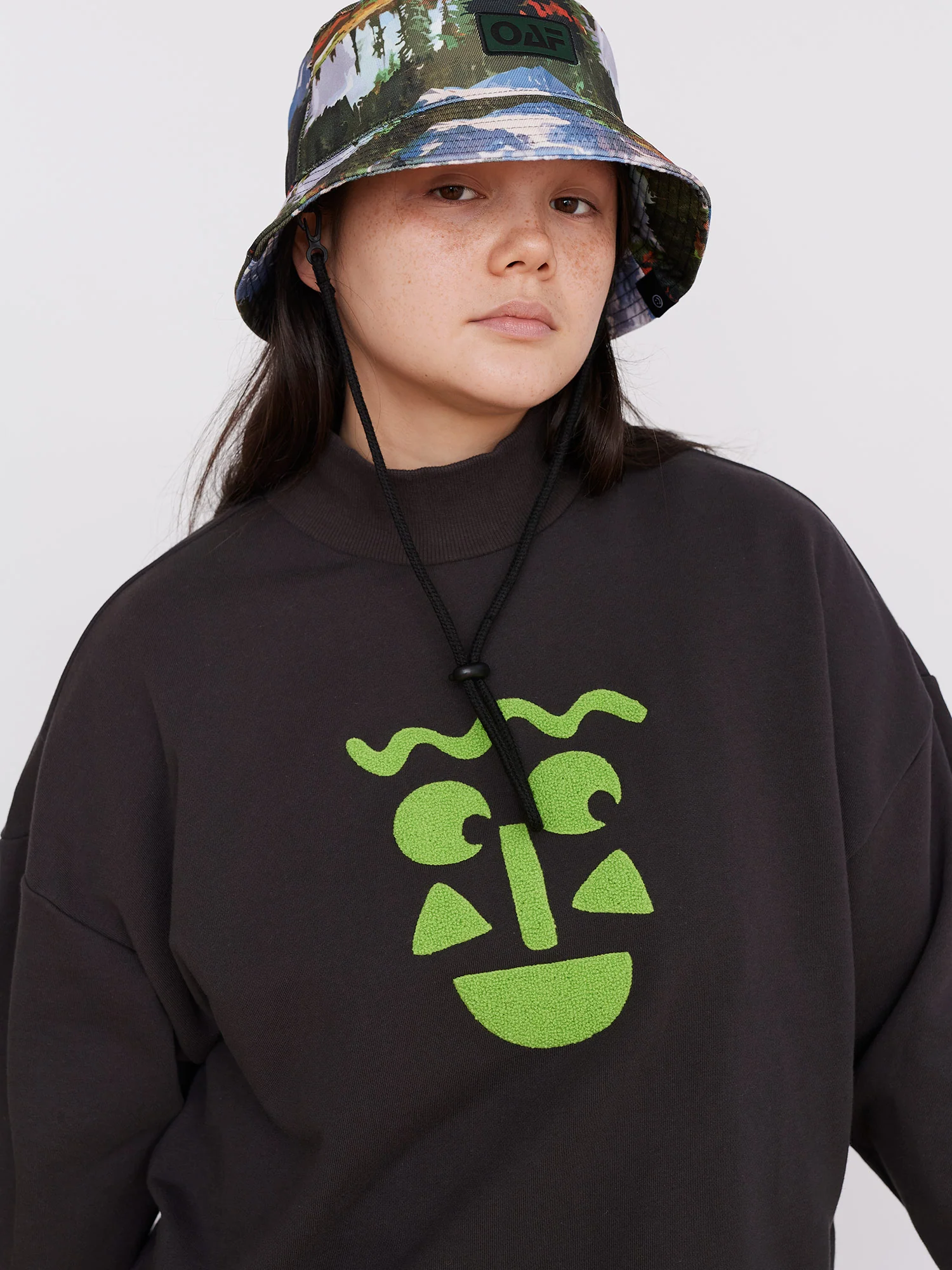Lazy Oaf Limey Face Sweatshirt - Image 2