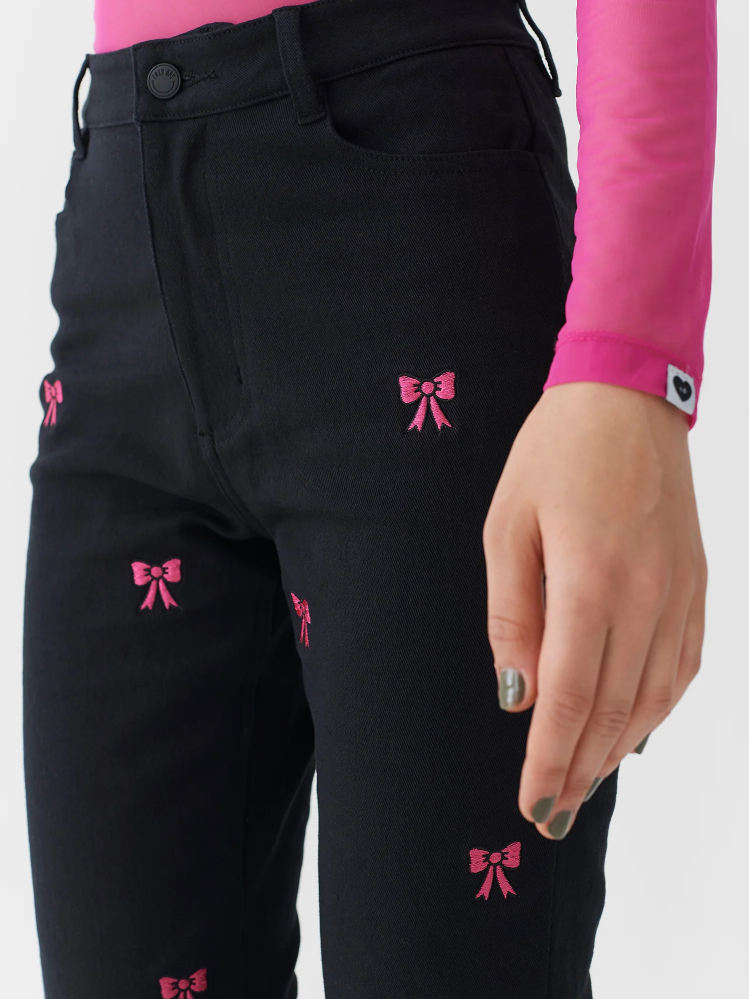 Lazy Oaf Little Bow Kick Flares - Image 4
