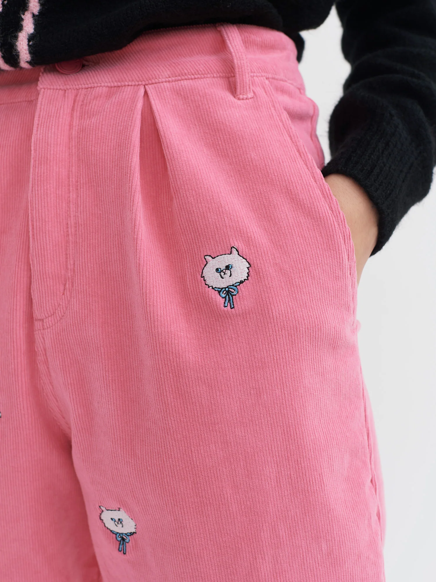 Lazy Oaf Little Kitty Cord Pants - Image 2