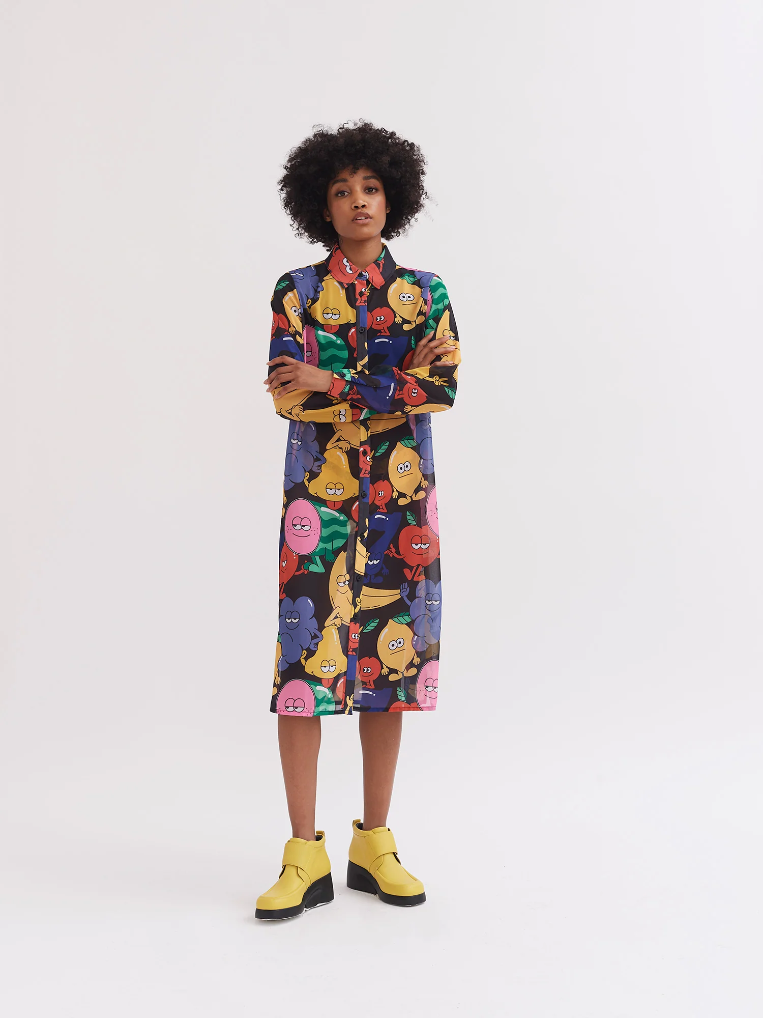 Lazy Oaf Lucky 7 Shirt Dress - Image 4