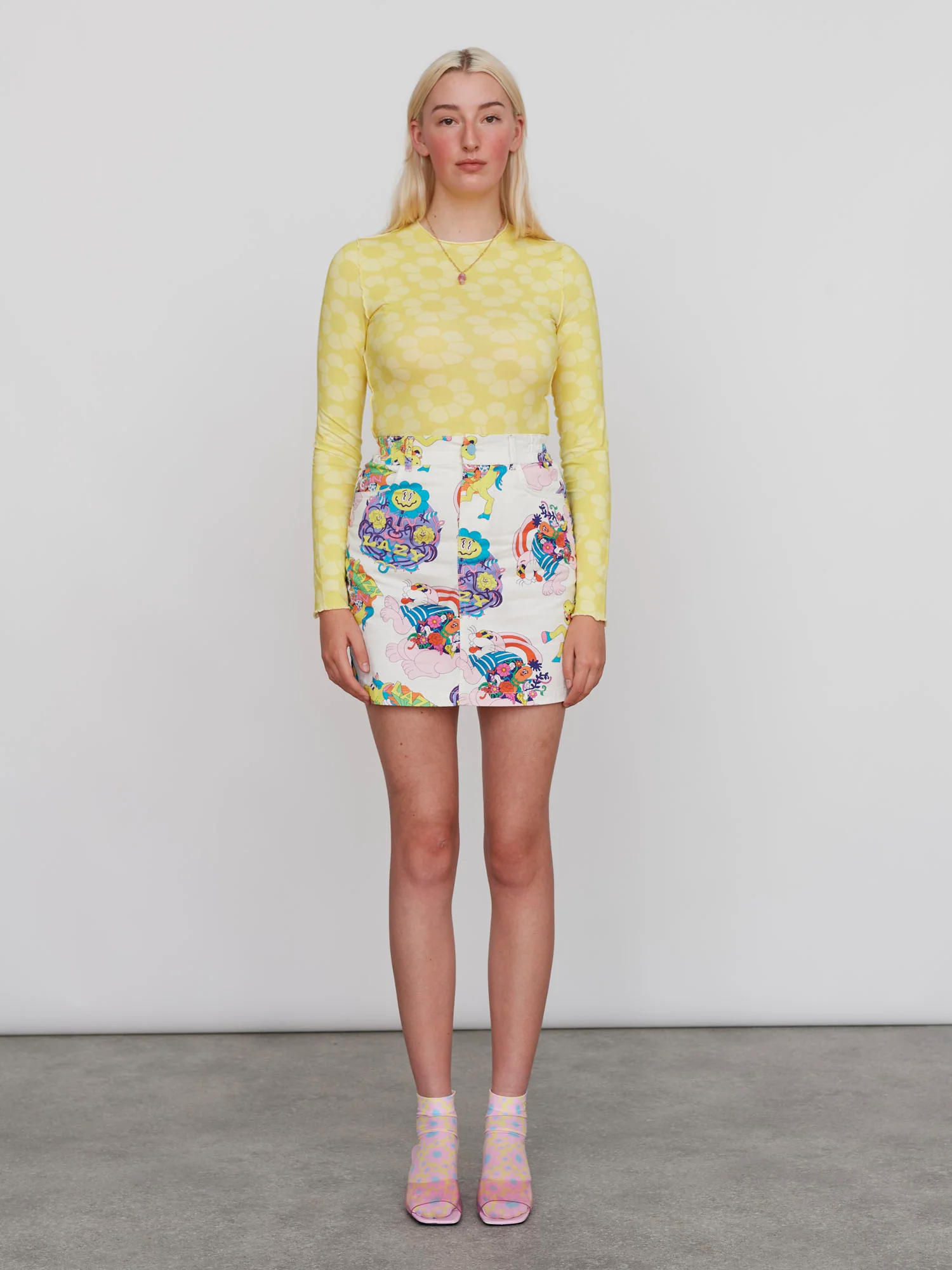 Mellow Yellow Frilly Top - Image 3