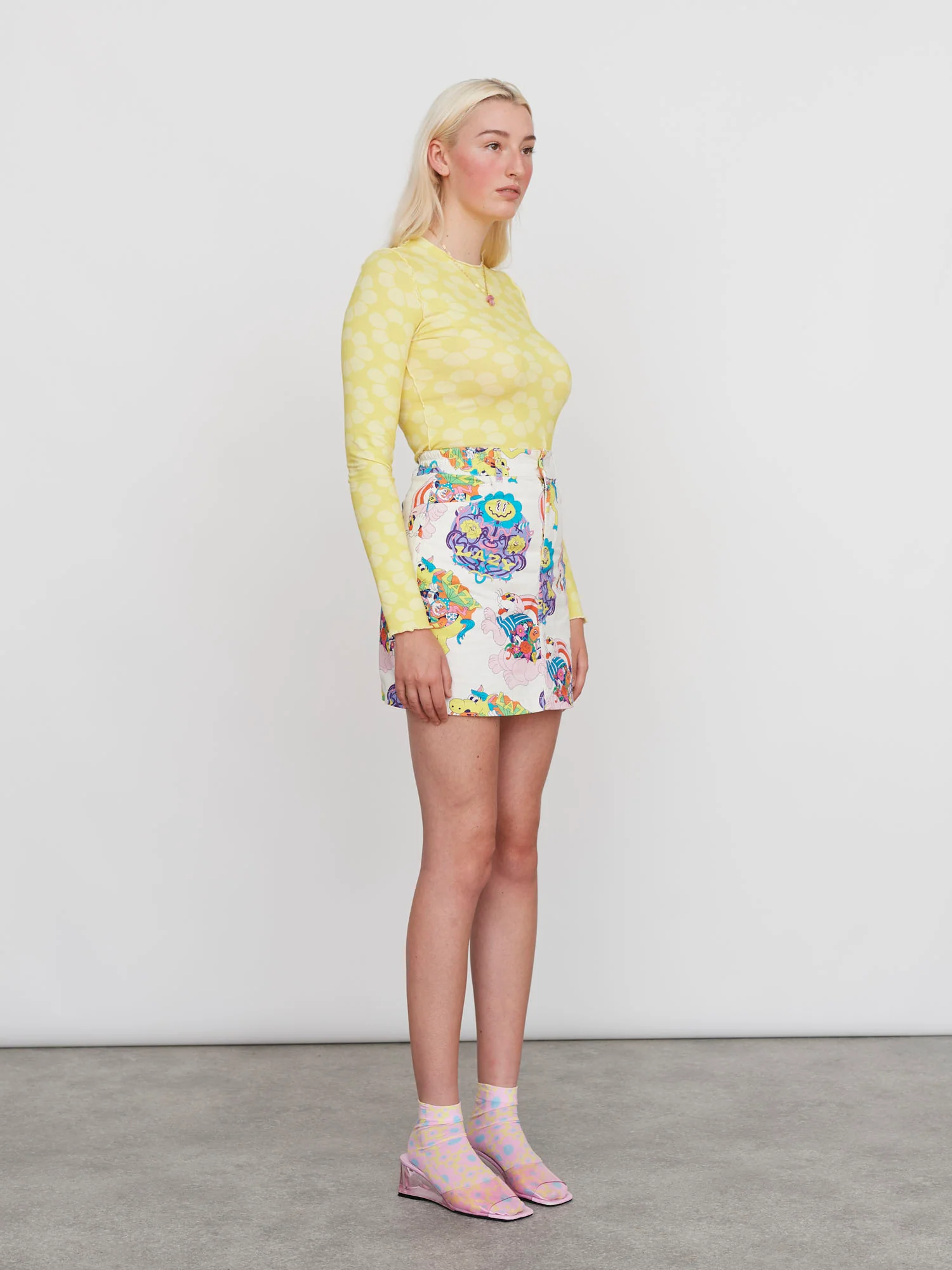 Mellow Yellow Frilly Top - Image 5