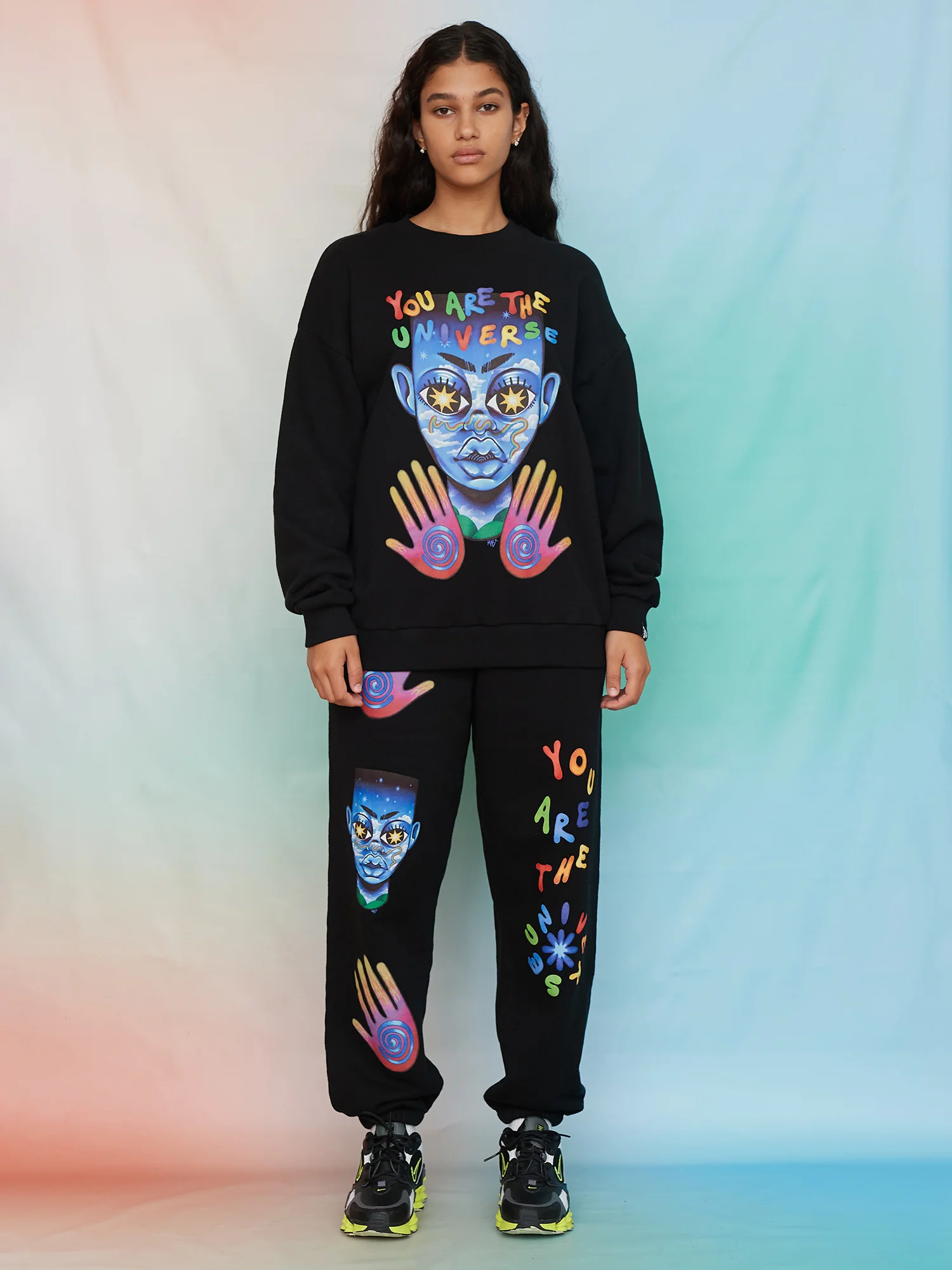 Lazy Oaf Mithsuca Berry Sweatpants - Image 2