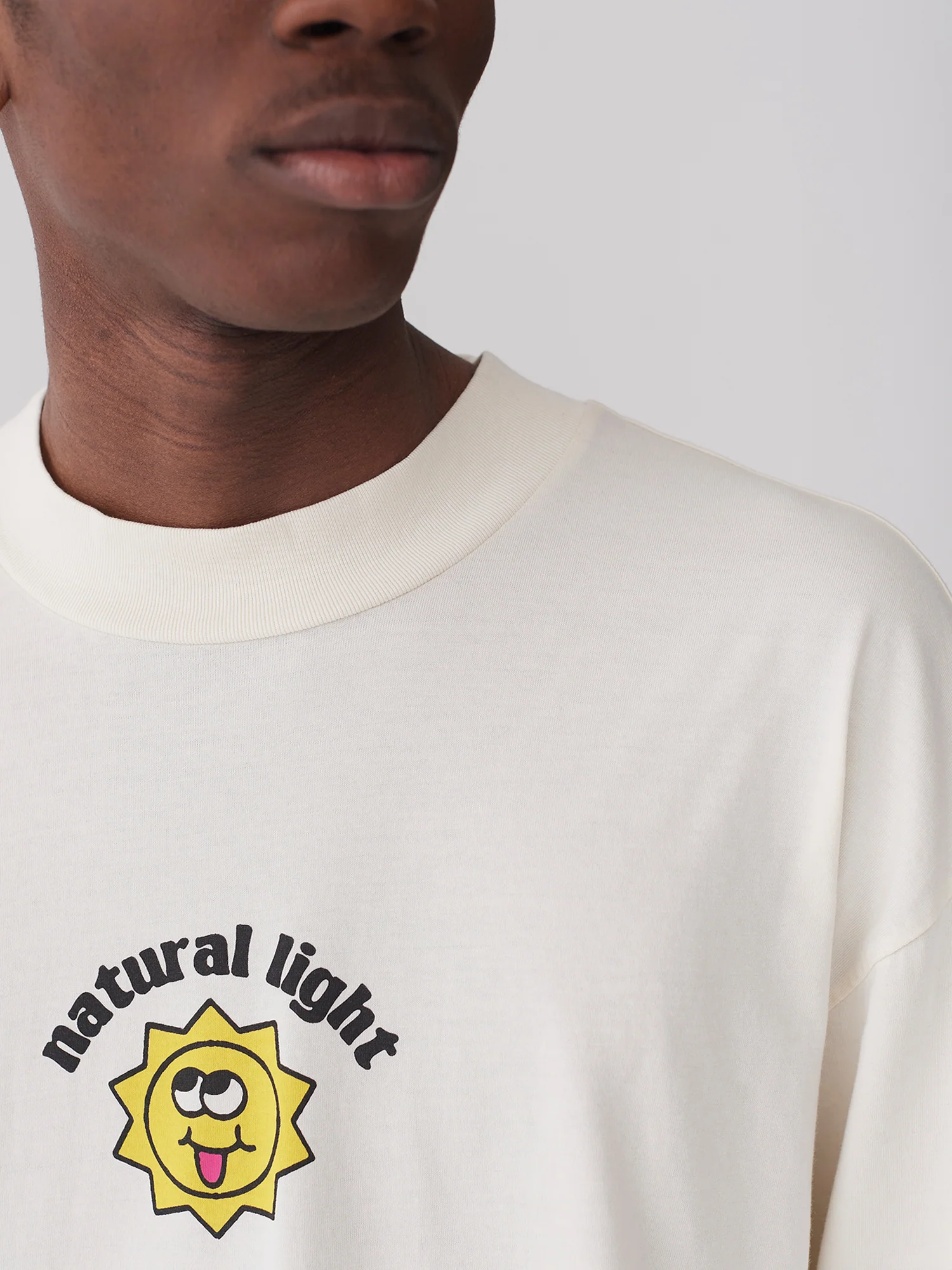 Lazy Oaf Natural Light Long Sleeve T-Shirt - Image 4