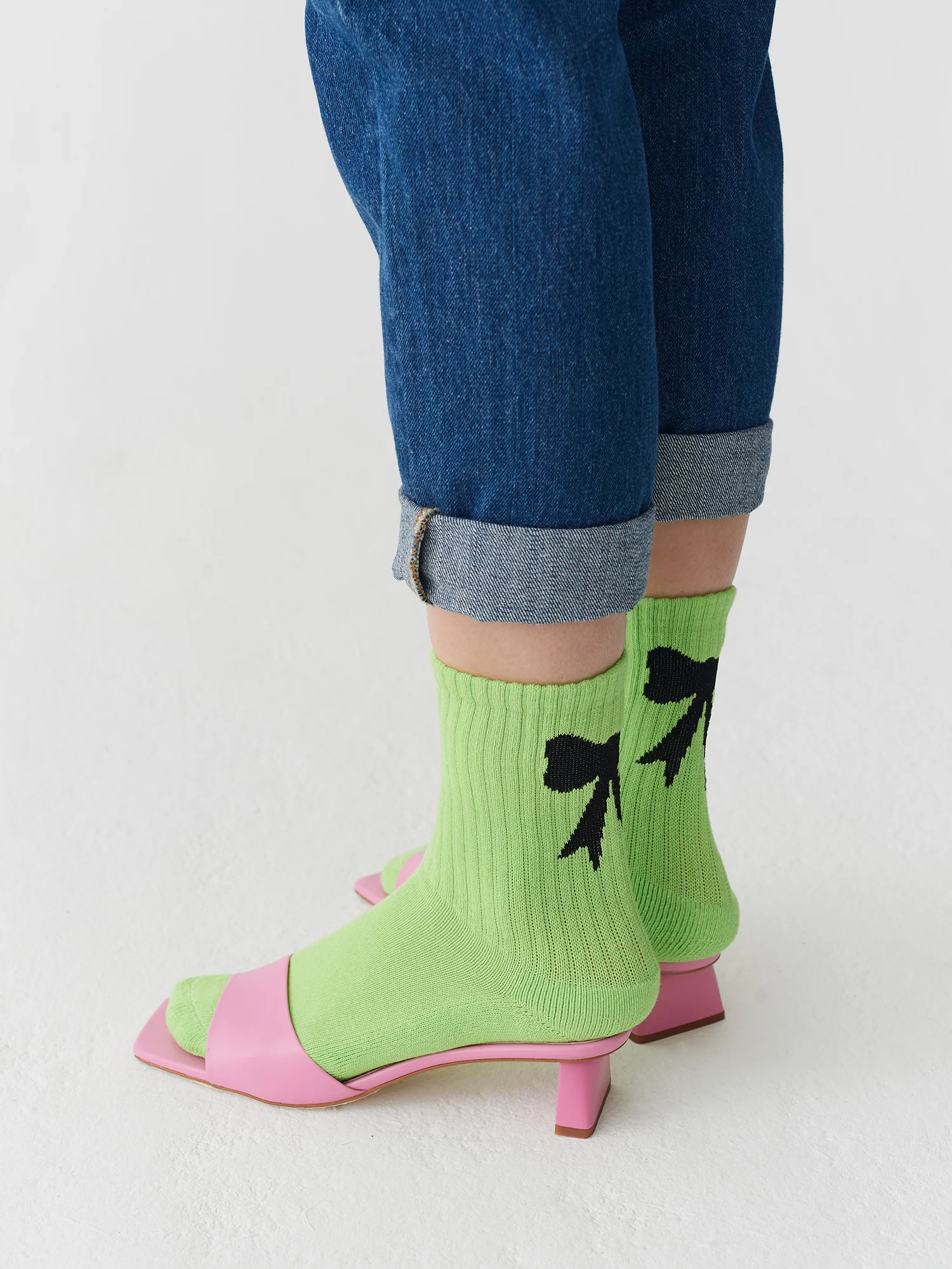 Lazy Oaf Neon Bow Socks - Image 5