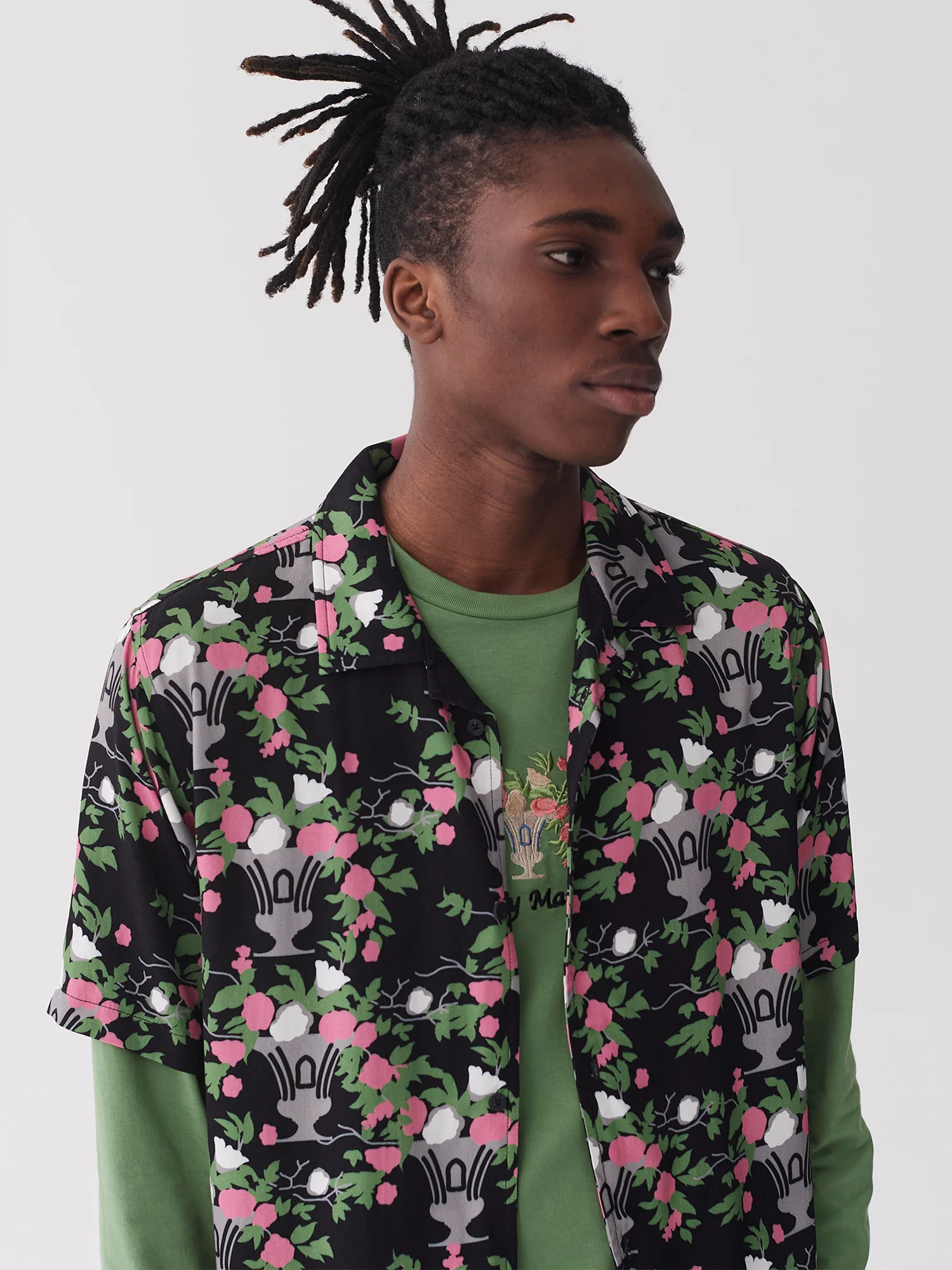 Lazy Oaf Nip It In The Bud Bowling Shirt - Image 3