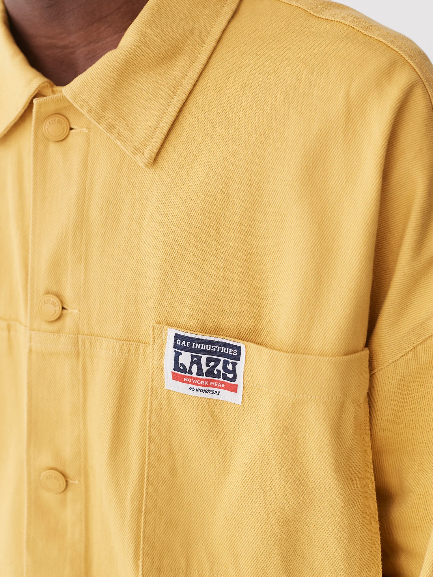 Lazy Oaf No Worries Mustard Jacket - Image 5
