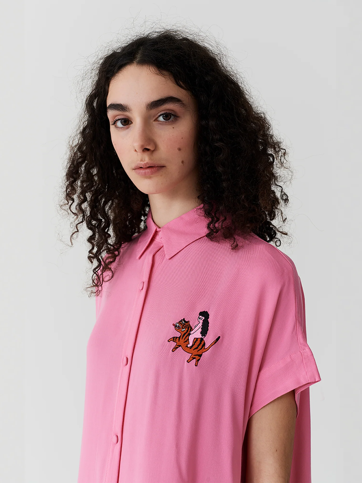 Lazy Oaf Nowhere Tiger Shirt - Image 3