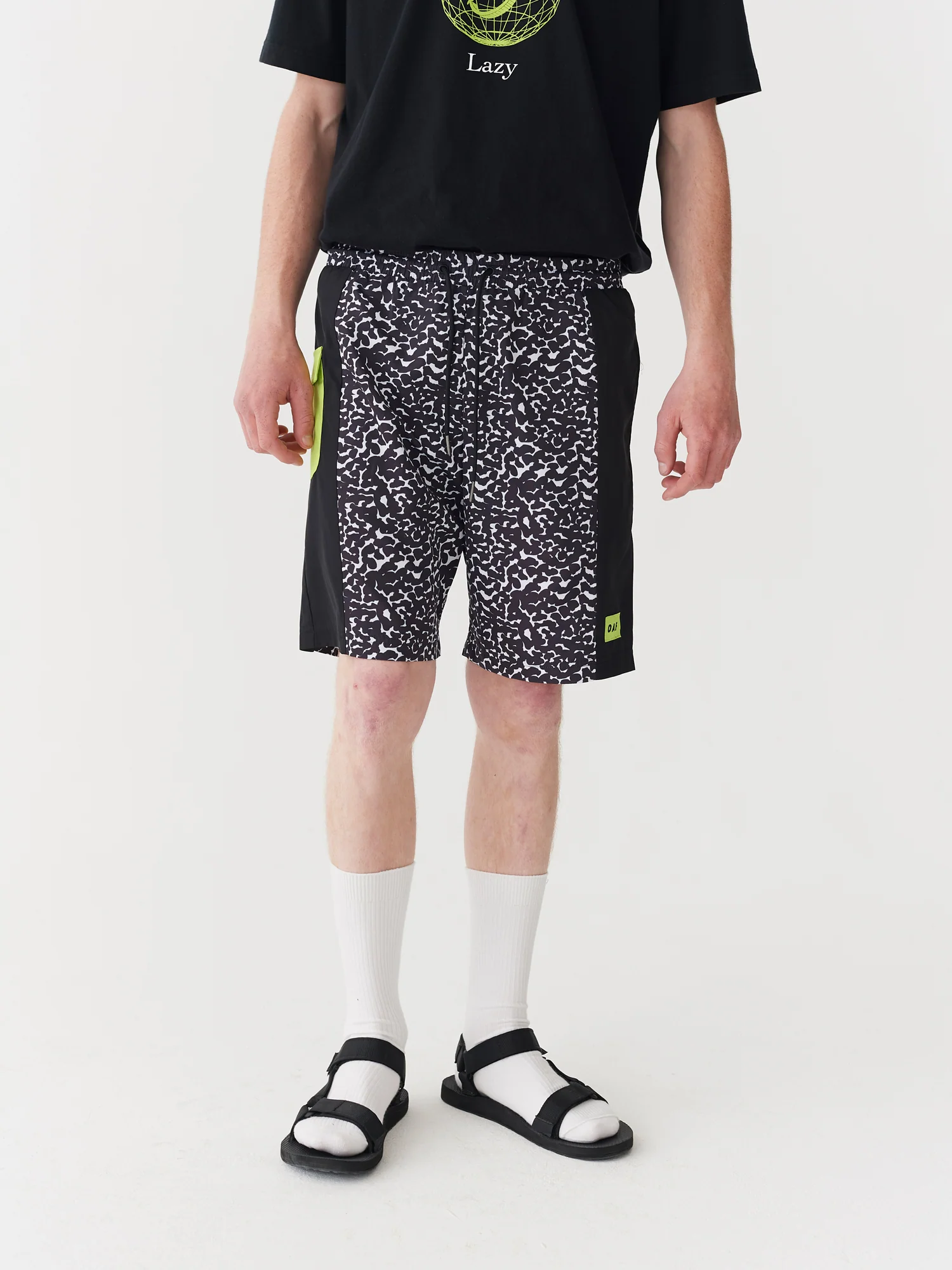 Lazy Oaf Oaf Interference Swim Shorts - Image 2