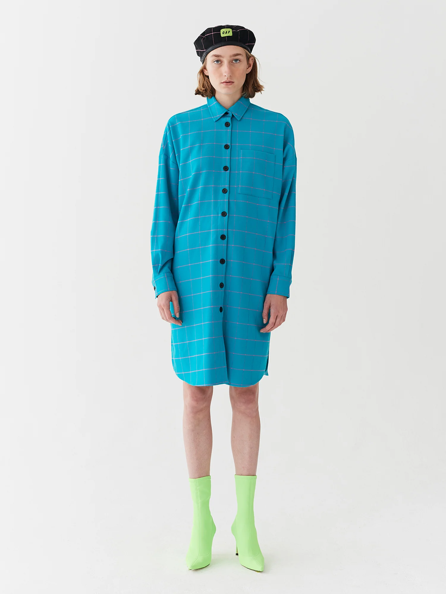 Lazy Oaf Off The Grid Shirt Dress - Image 3