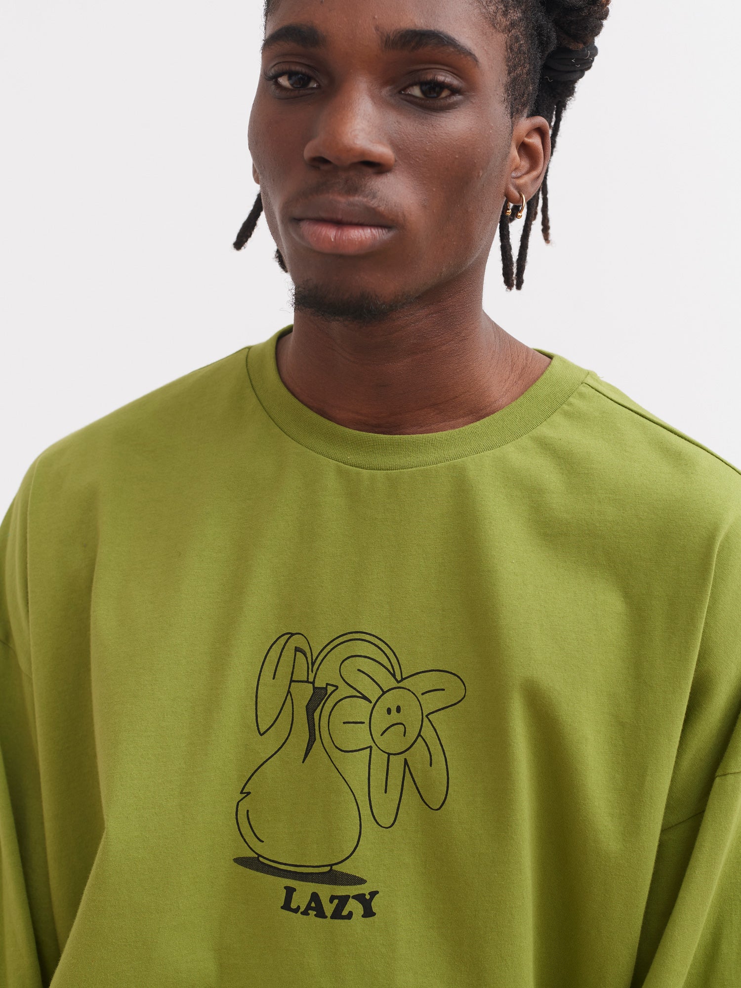 Lazy Oaf Oops Drop Sleeve T-Shirt - Image 3