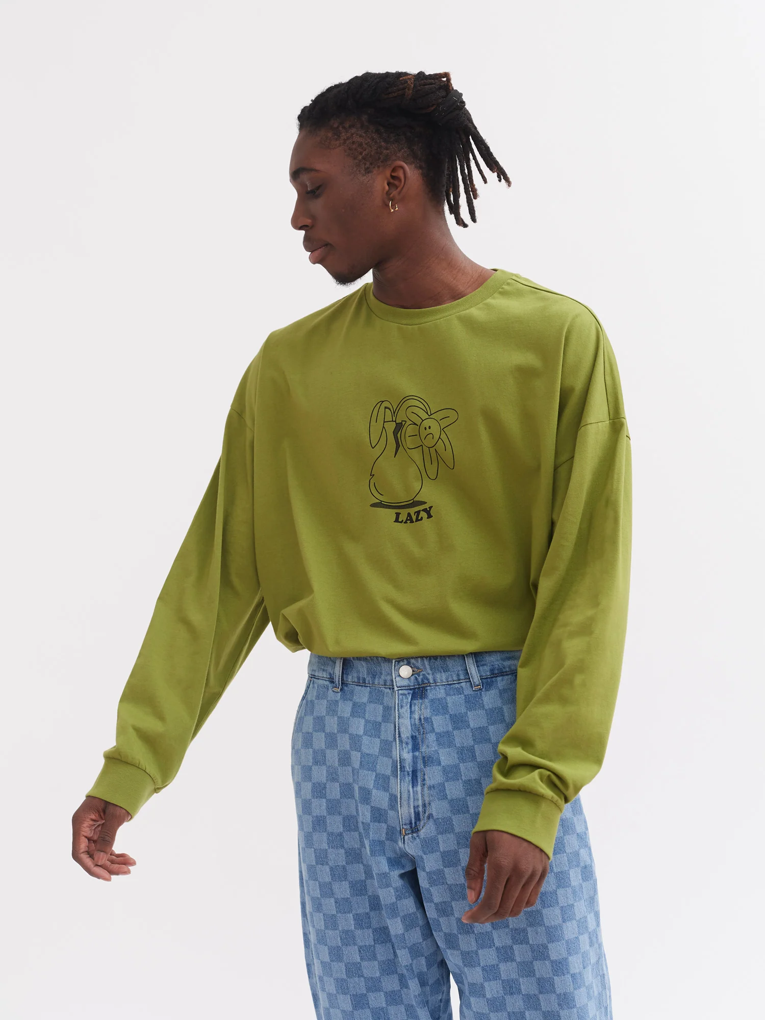 Lazy Oaf Oops Drop Sleeve T-Shirt - Image 4