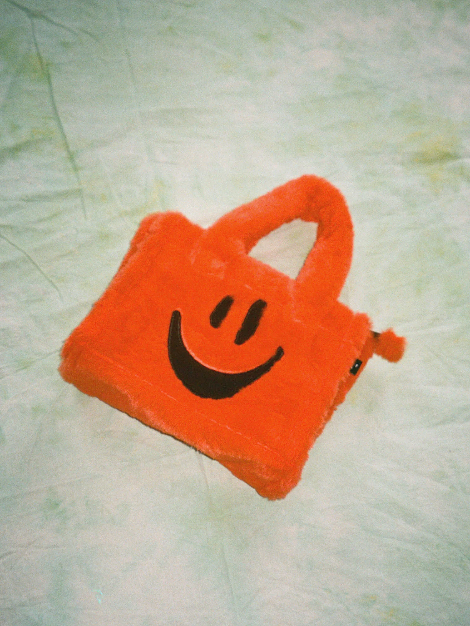 Lazy Oaf Orangey Faux Furry Bag - Image 5