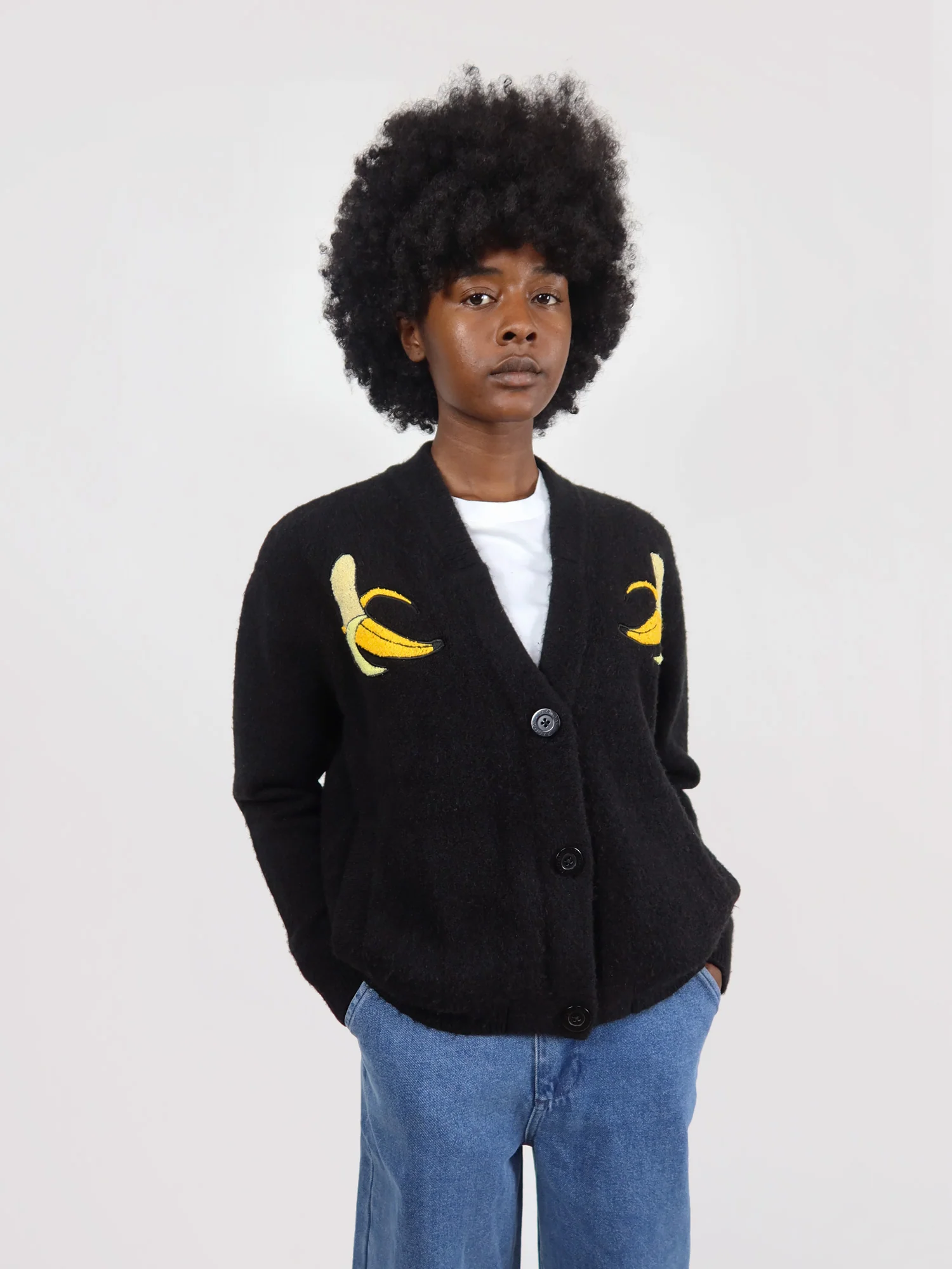 Lazy Oaf Peeling Fine Cardigan - Image 2