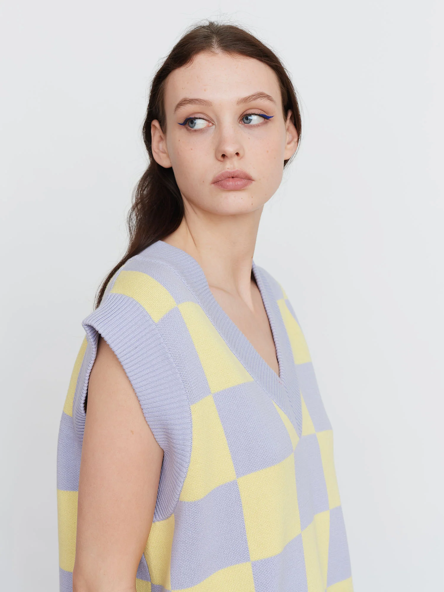 Lazy Oaf Pick N Mix Check Vest - Image 2