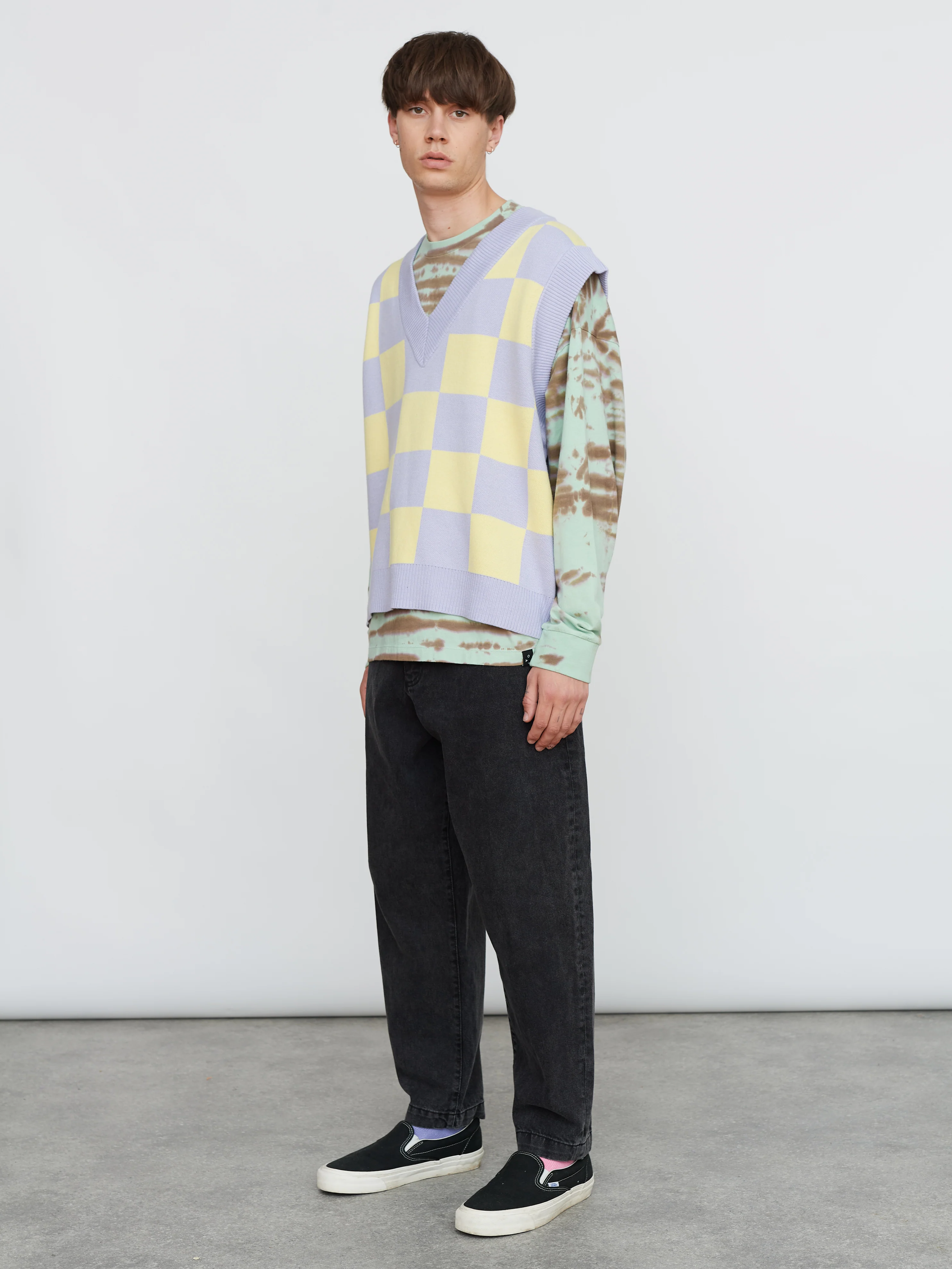 Lazy Oaf Pick N Mix Check Vest - Image 3