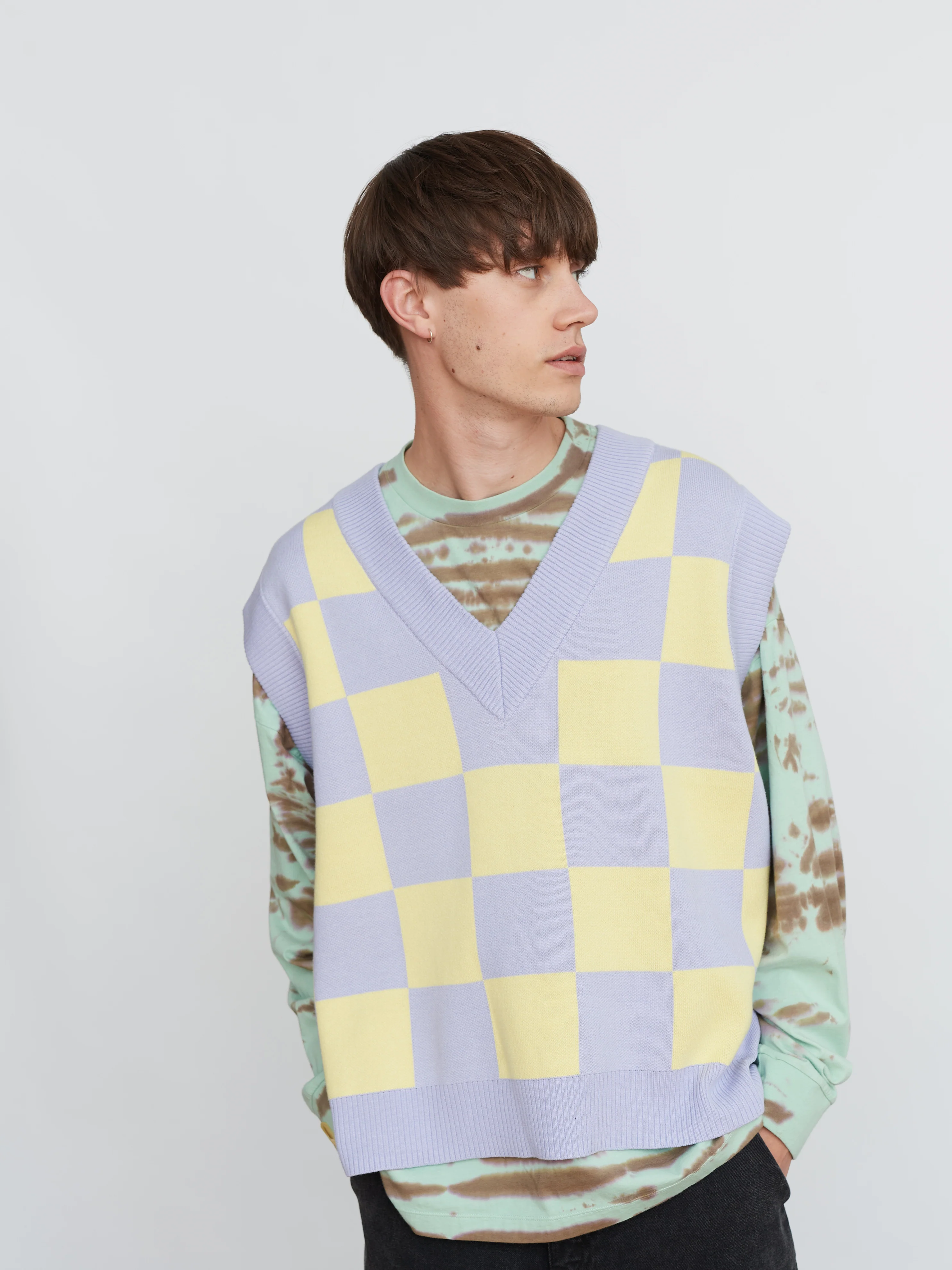 Lazy Oaf Pick N Mix Check Vest - Image 4